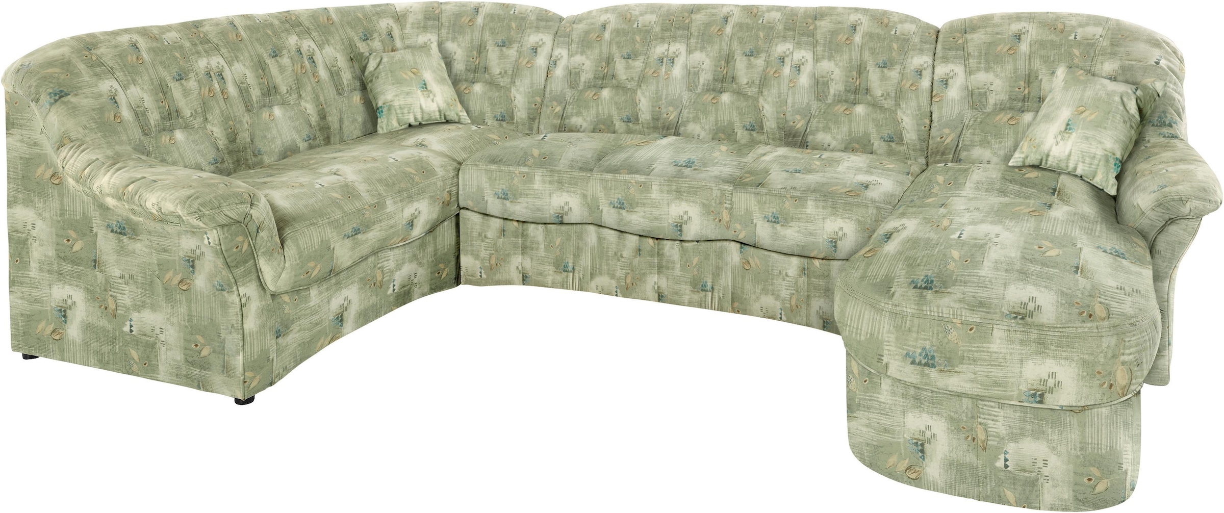 DOMO collection Wohnlandschaft »Bahia mit viel Platz, zeitloses Design, U-Form«, wahlweise mit Bettfunktion