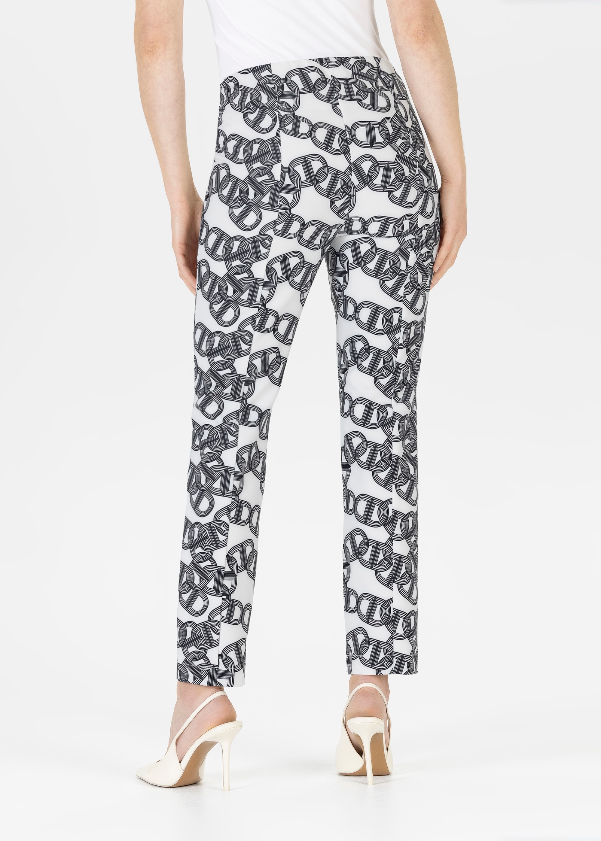 Stehmann Stoffhose, mit grafischem Muster