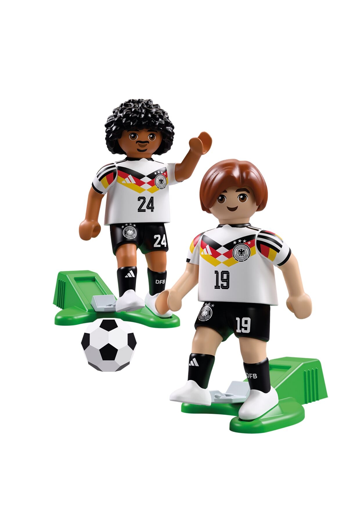 Playmobil® Konstruktions-Spielset »DFB Spielerset Adeyemi und Stiller (72256), DFB« Made in Europe