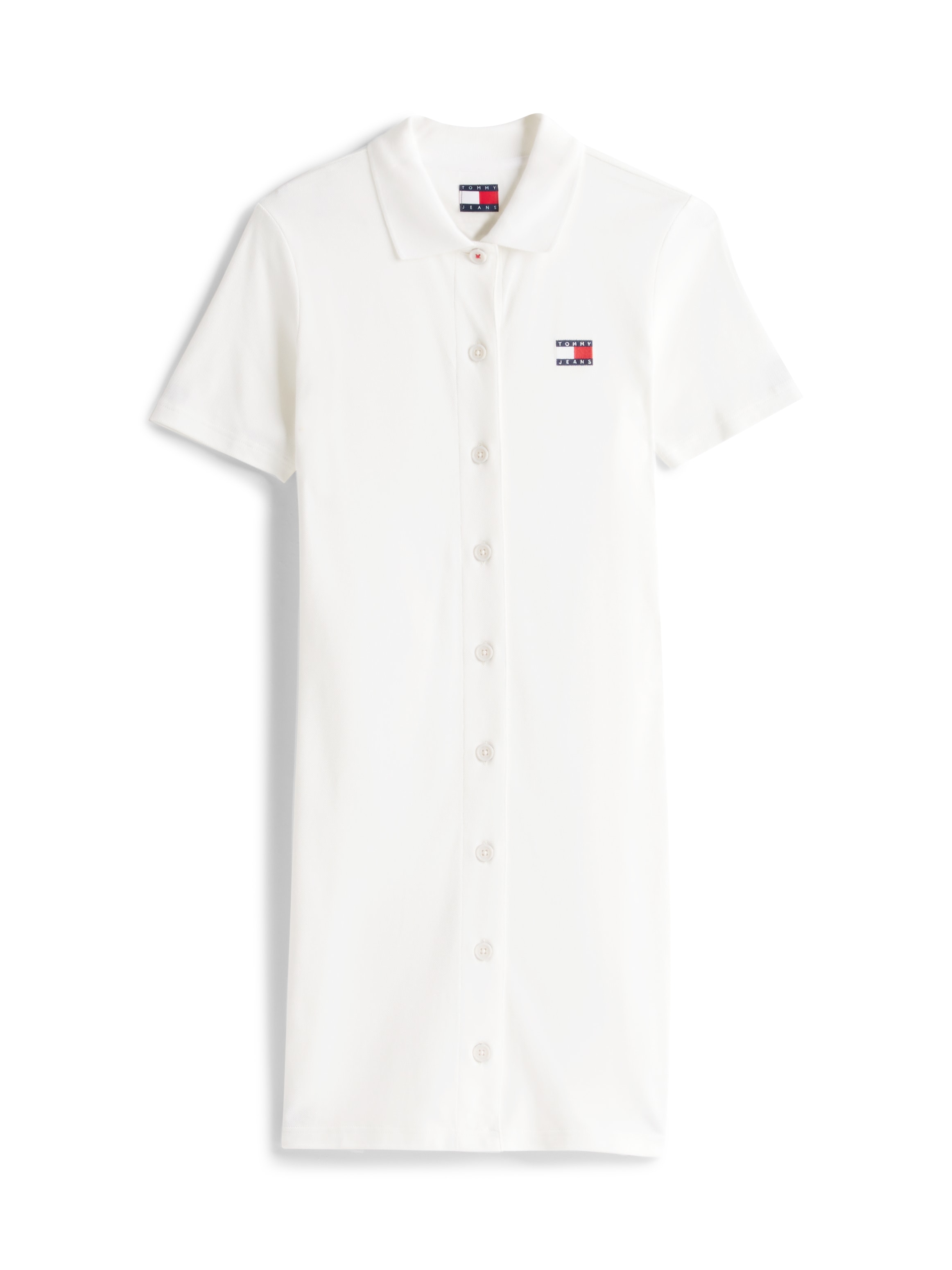 Tommy Jeans Polokleid »TJW BADGE PIQUE POLO DRESS«, mit Logo-Badge