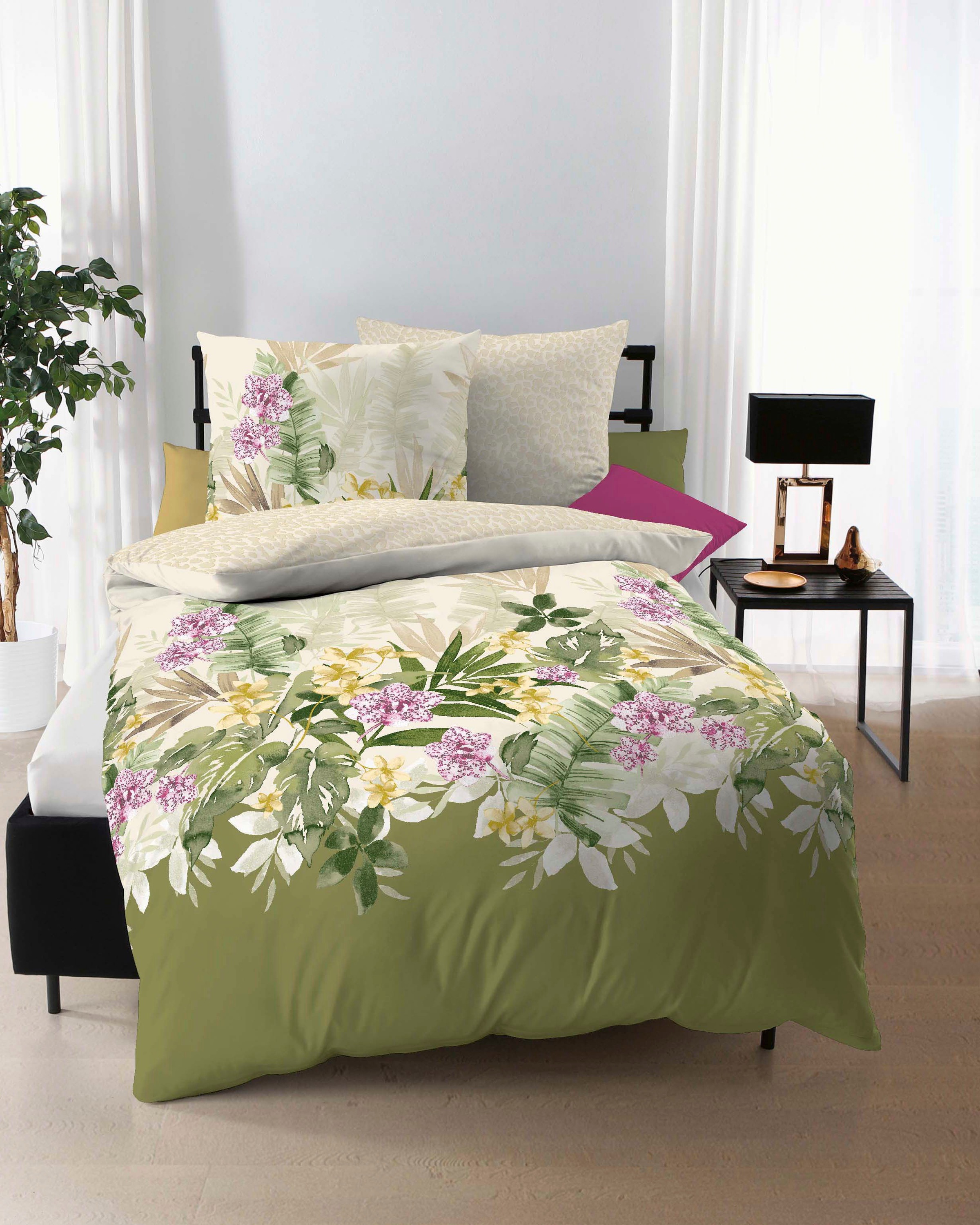 Kaeppel Wendebettwäsche »Leo Orchid«, mit Orchideen