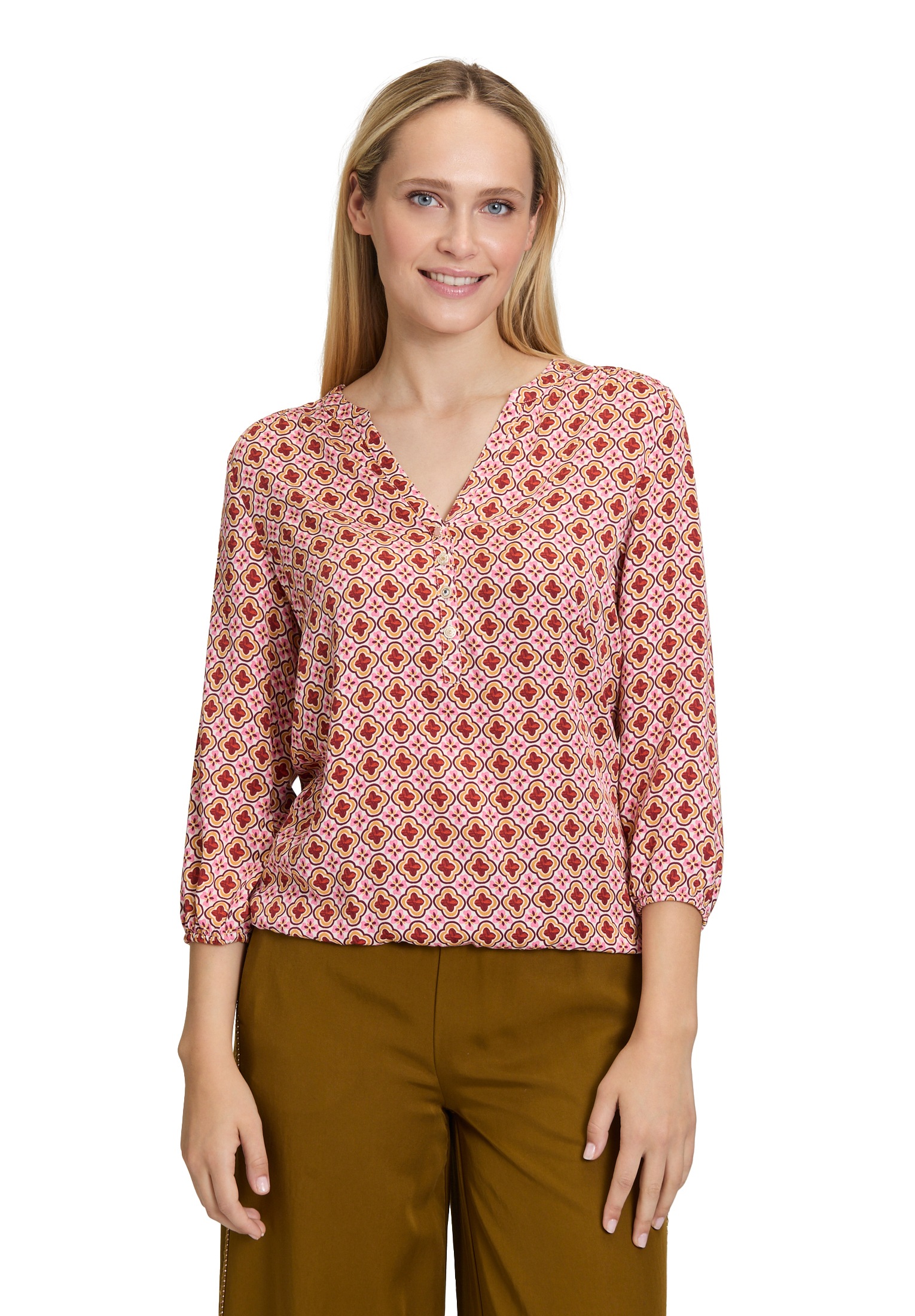 Cartoon Klassische Bluse »Casual-Bluse mit Muster«