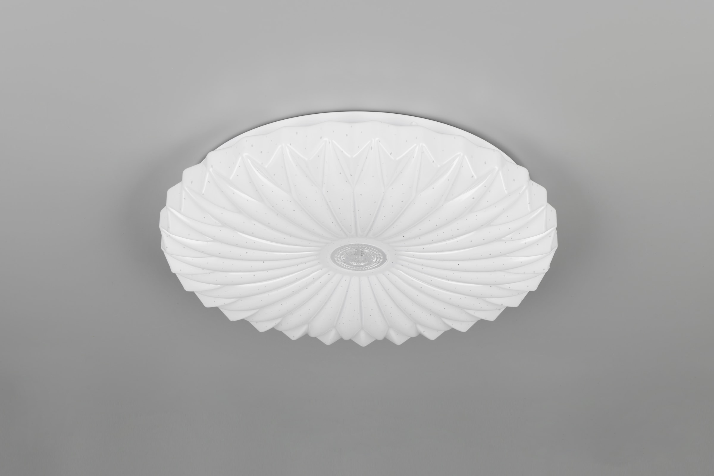 REALITY Leuchten LED Deckenleuchte »ATARIS, Deckenlampe Ø 38cm Glitzer Starlight Effekt 18W LED 1900 Lumen« LED-Board 1 Stk. Farbwechsler | warmweiß - kaltweiß inkl Fernbedienung, dimmbar, CCT Lichtfarbe einstellbar Memoryfunktion