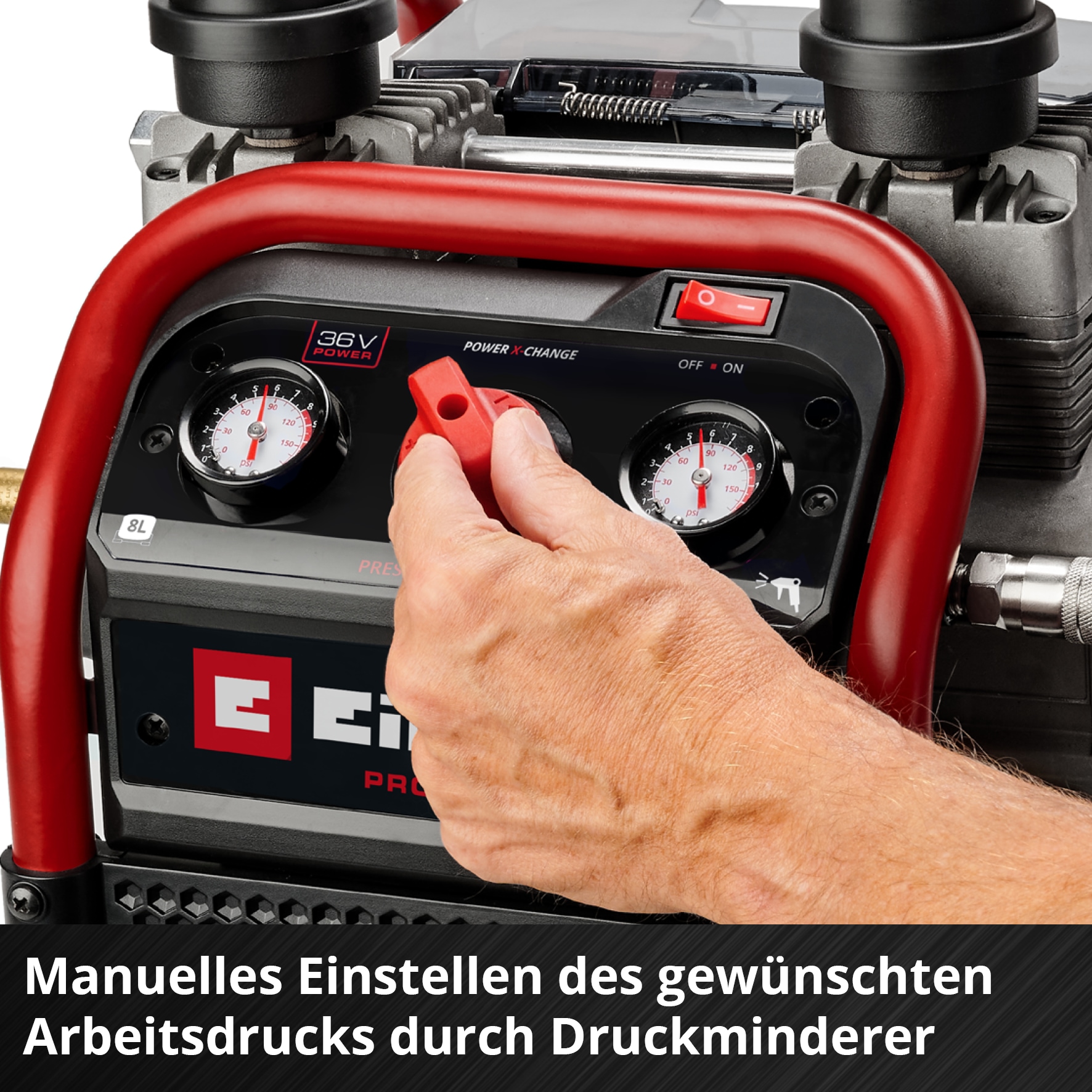 Einhell Kompressor »SILENZZO 36/210«, ohne Akku und Ladegerät