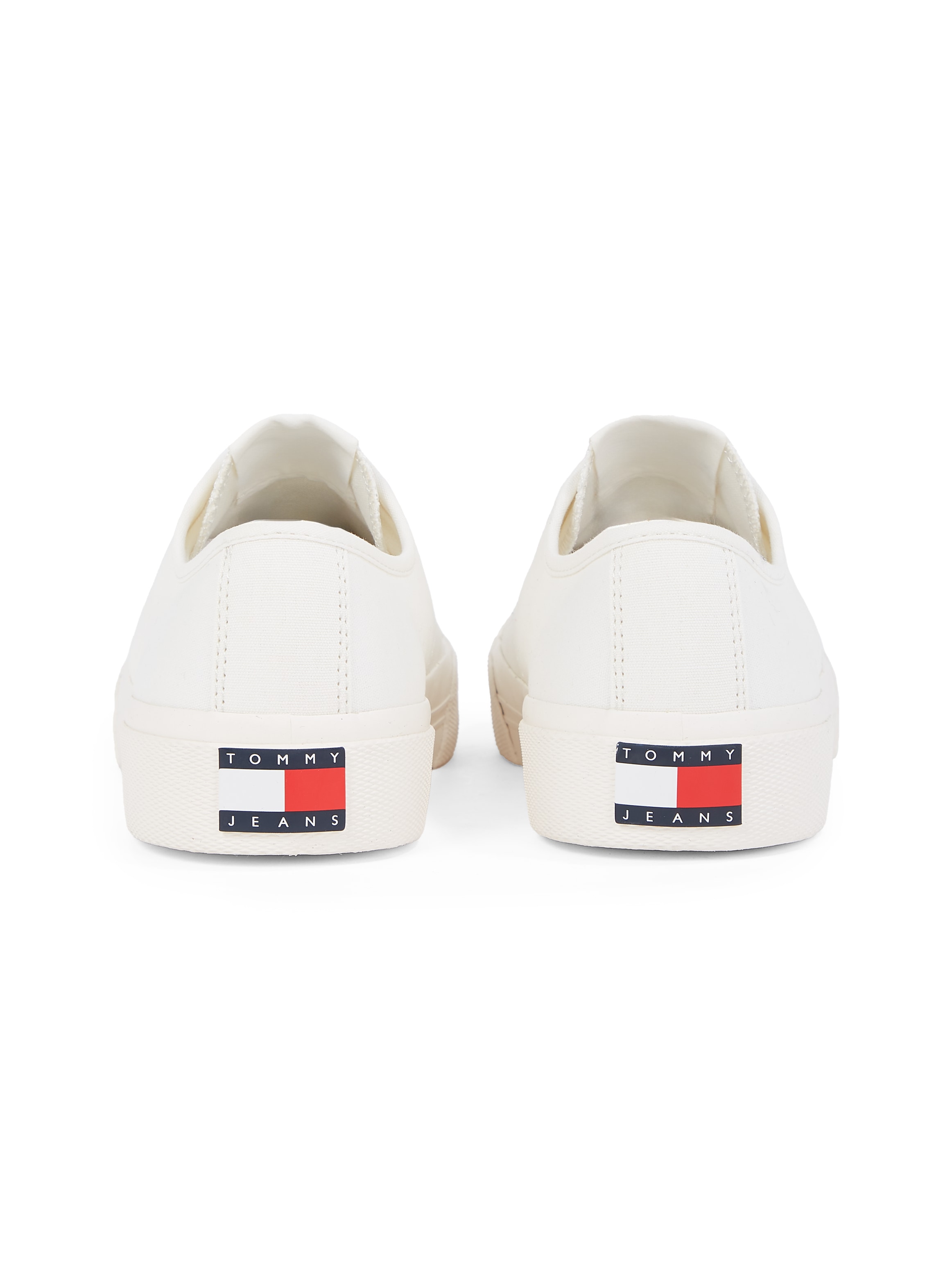 Tommy Jeans Sneaker »TJM LACE UP CANVAS COLOR«, Freizeitschuh, Halbschuh, Schnürschuh mit Logo-Aufnäher an der Zunge