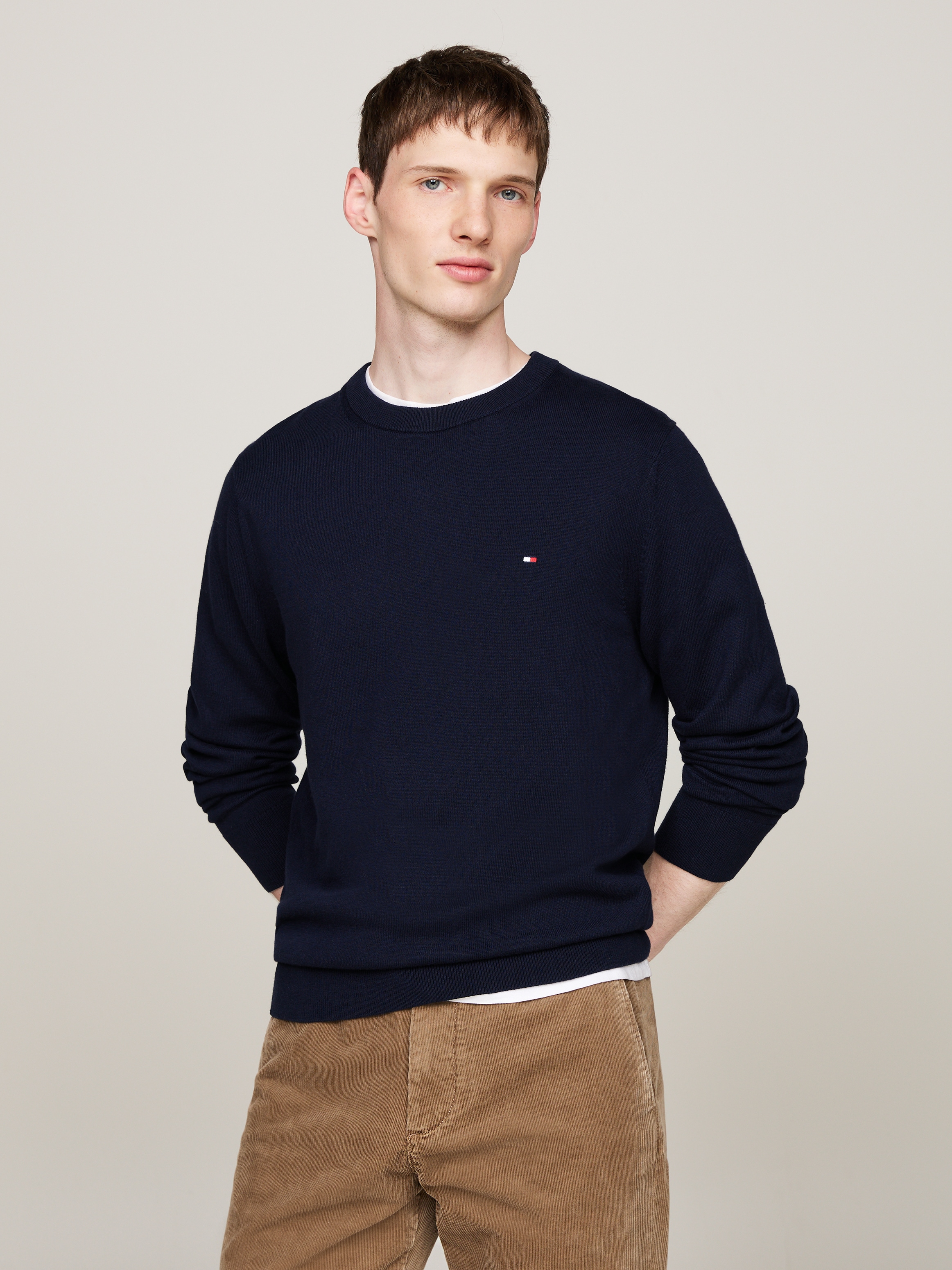 Rundhalspullover »PIMA ORG CTN CASHMERE CREW NECK«