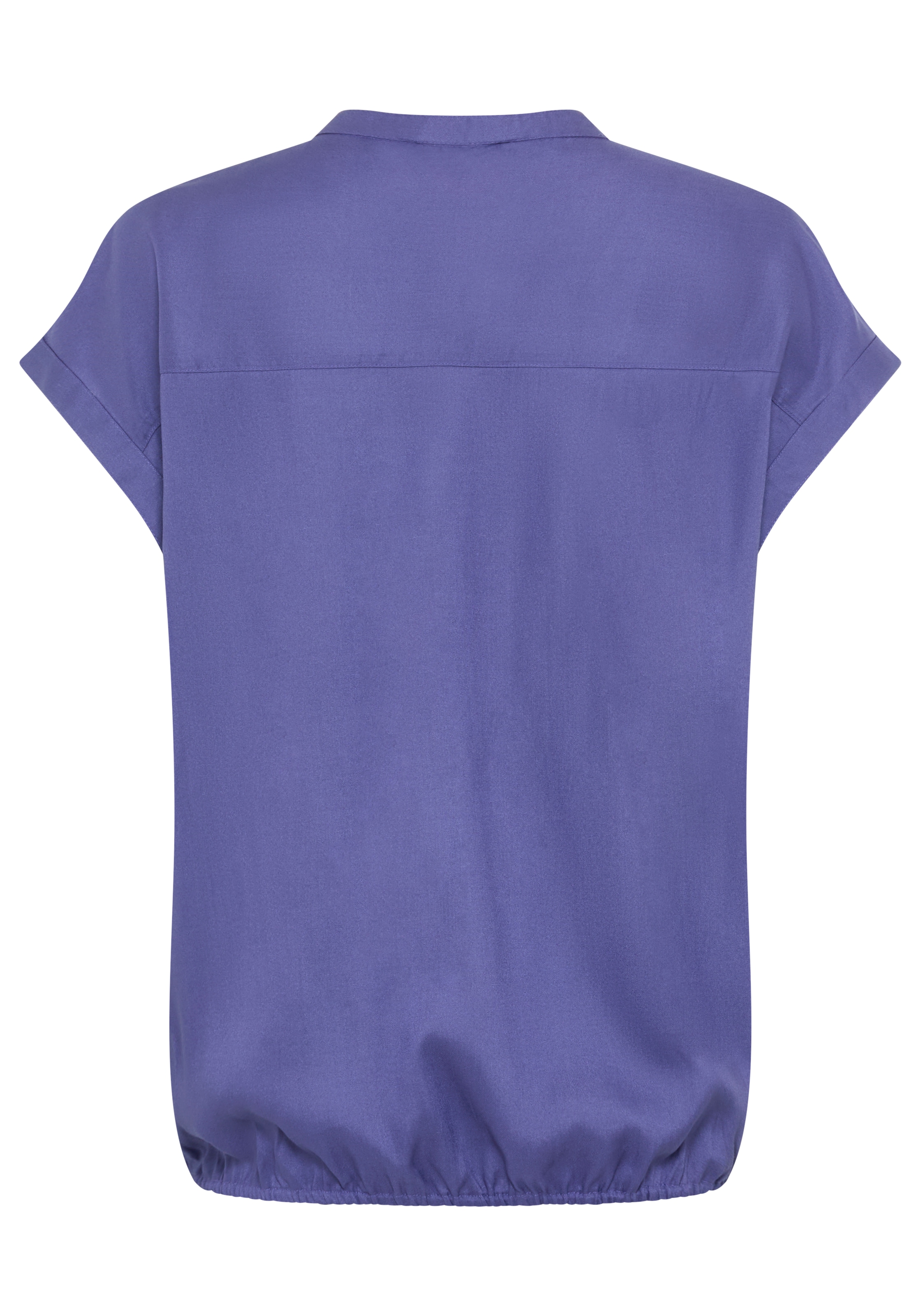 Boysen's Hemdbluse im Oversized-Style mit Ballonsaum