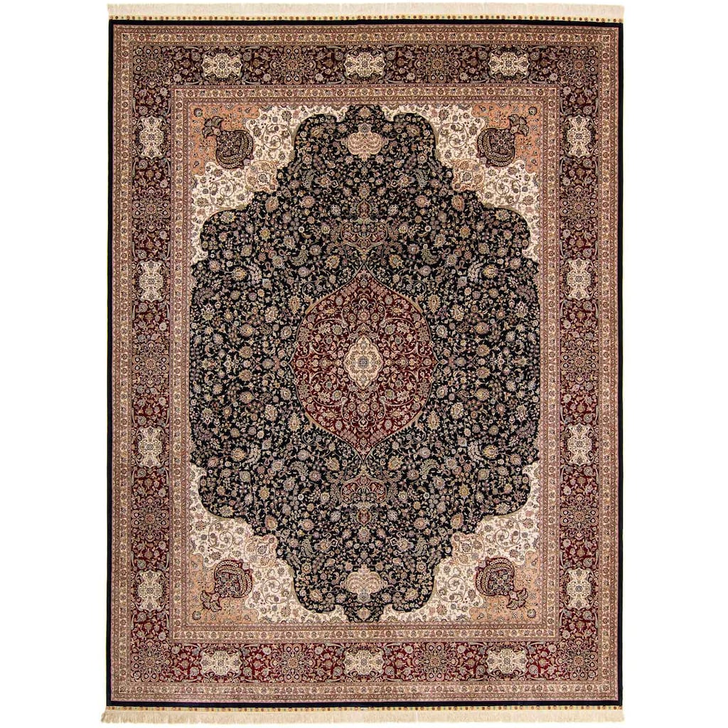 morgenland Orientteppich »Hereke - 370 x 276 cm - dunkelrot«, rechteckig