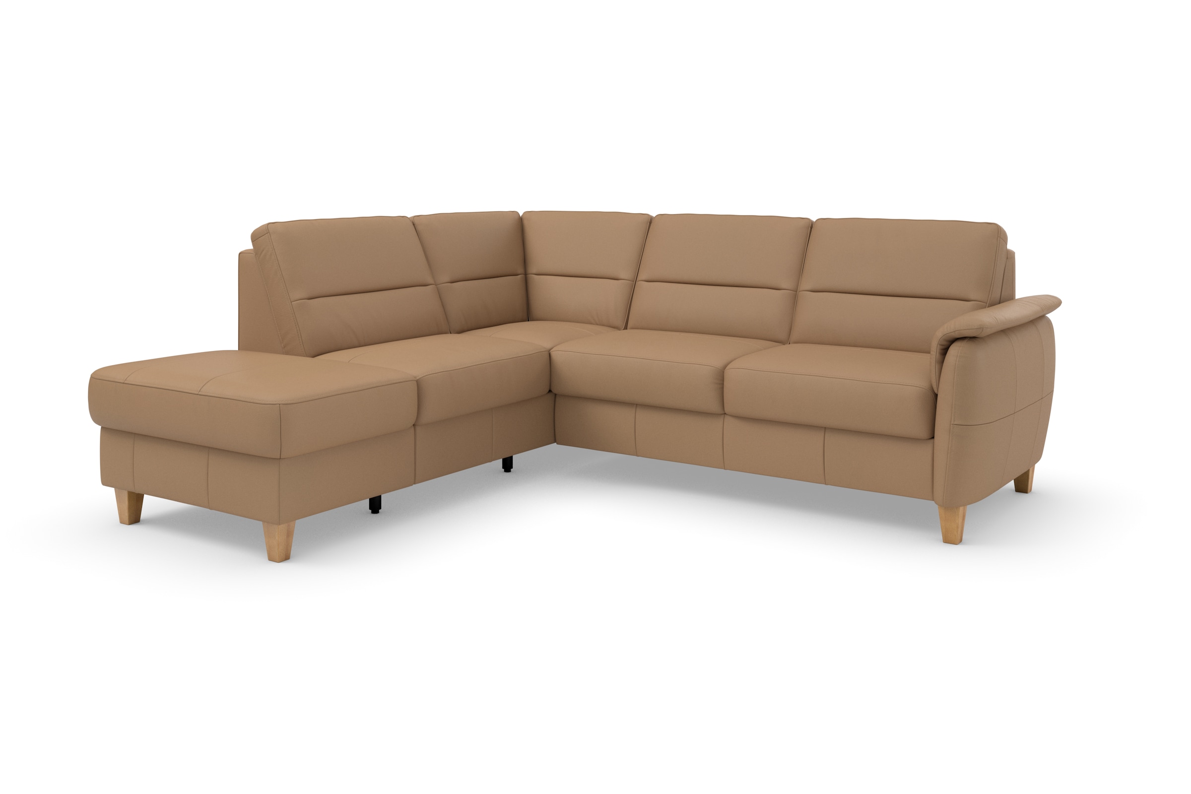 Home affaire Ecksofa »Palmera L-Form, B: 236 cm«, optional Bettfunktion & Bettkasten, Federkern