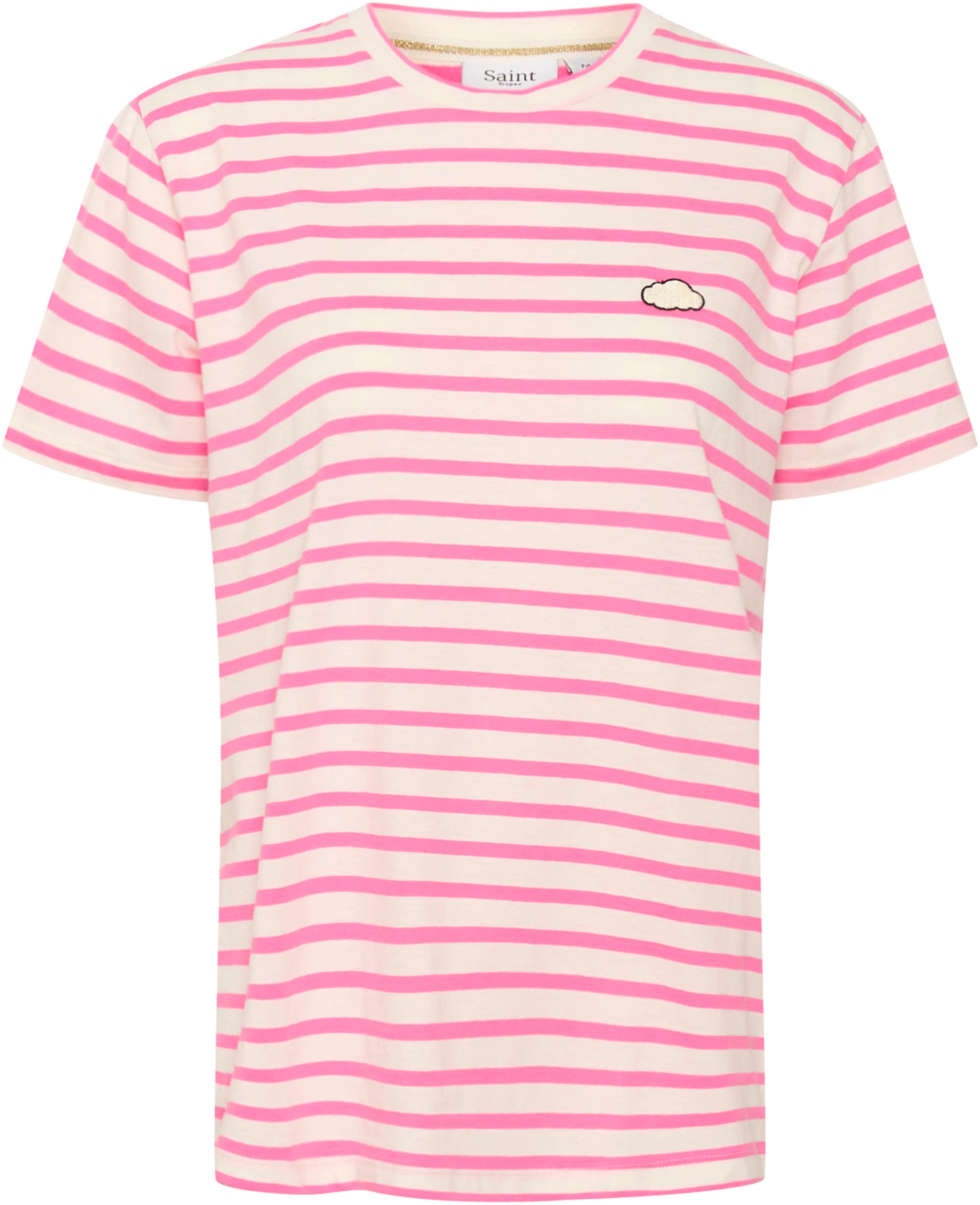 Saint Tropez T-Shirt »GanikaSZ T-Shirt«, mit kleiner Stickerei