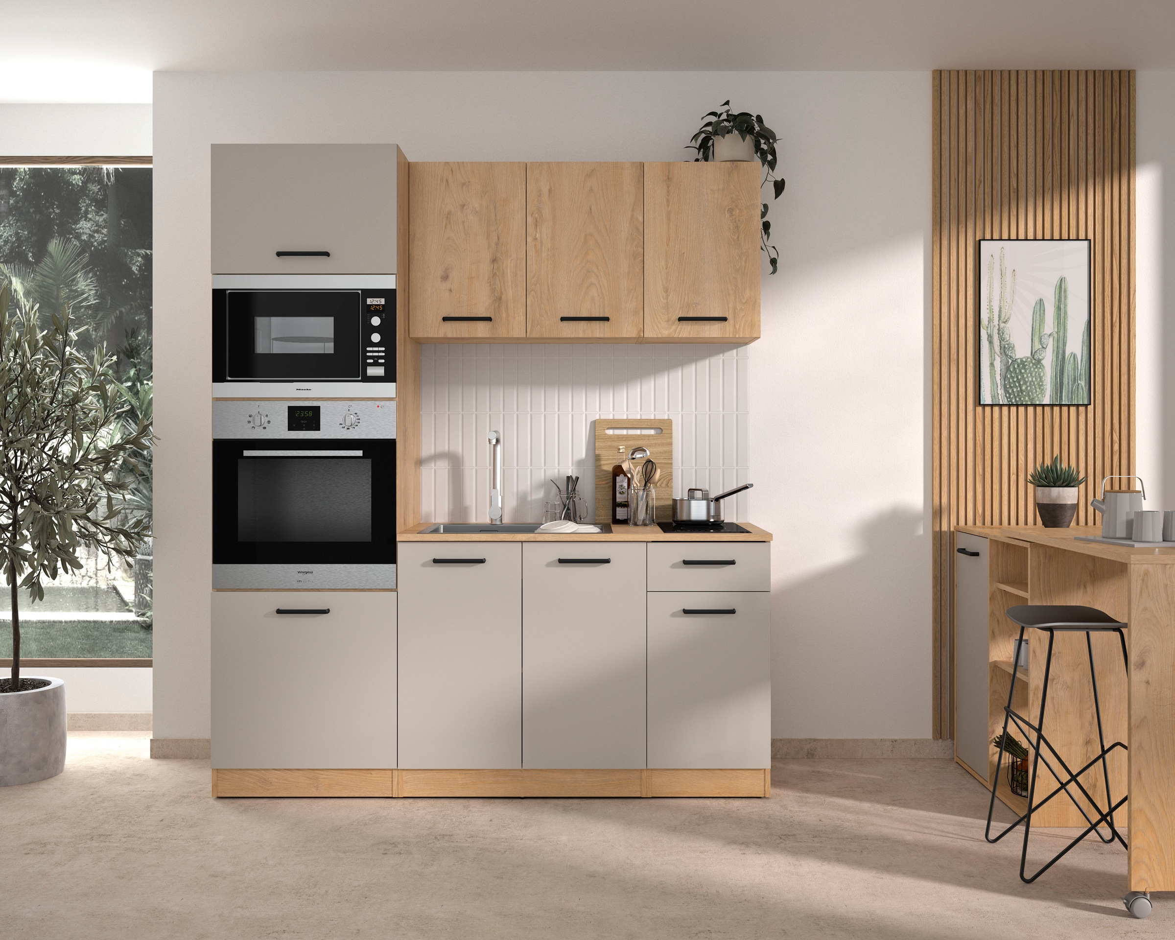 Gami Küchenzeile »Set A B180 ALPAGA« Set,  Sehr praktisch und funktional.