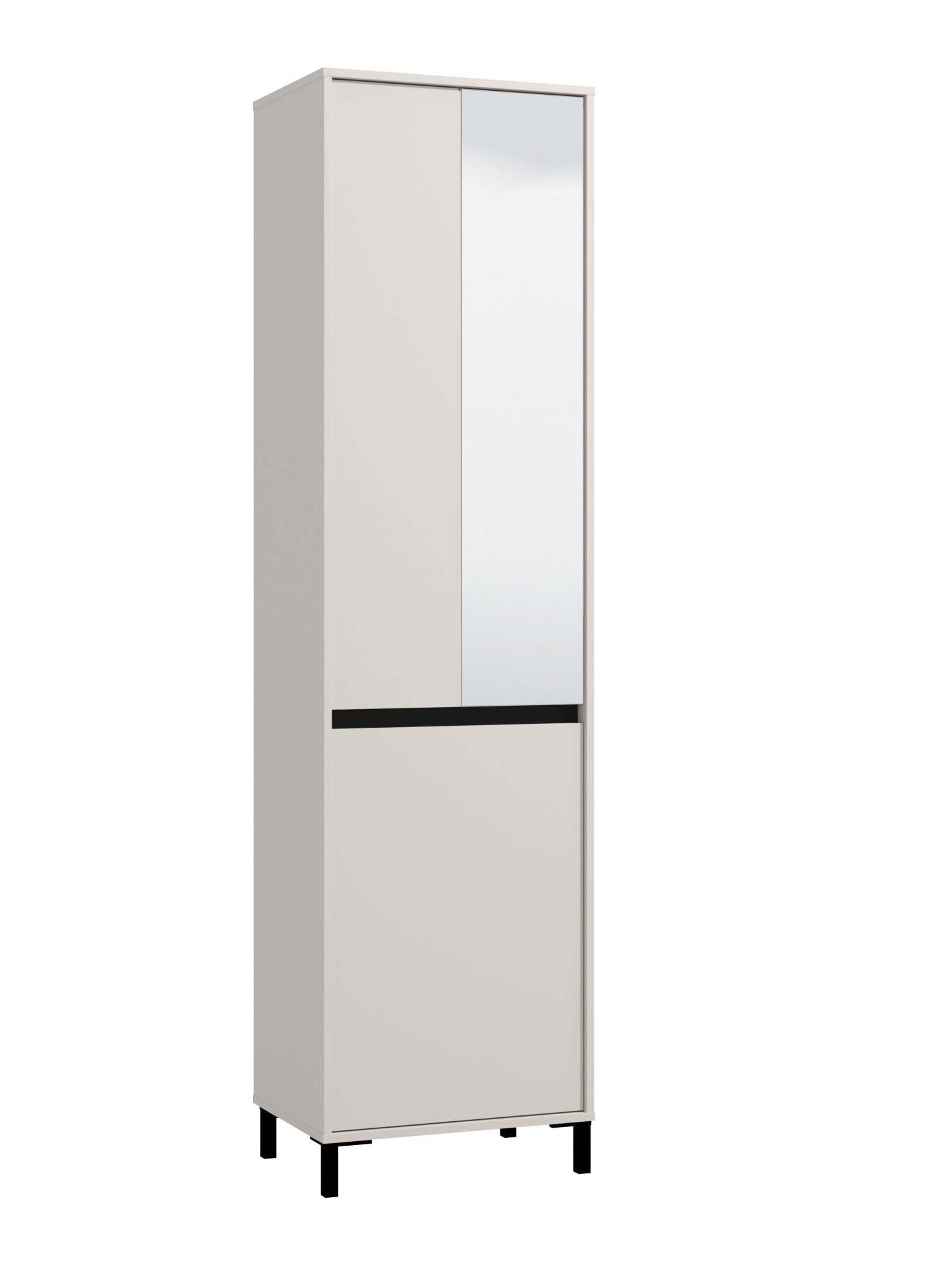 Home affaire Garderobenschrank »Arran, Stauraumschrank, Flurschrank, ausziehbare Kleiderstange« Spiegeltür, zwei Regale. Gesamtbreite 54,5 cm