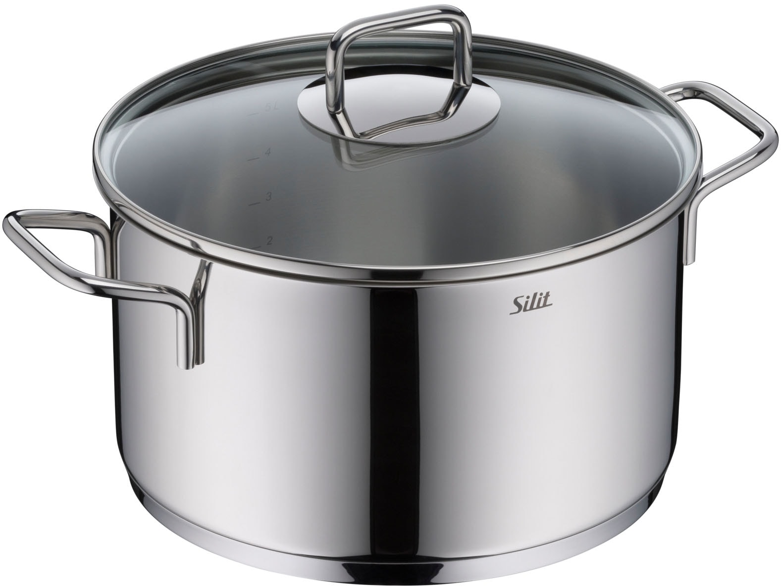 Silit Topf-Set »Extra Cook«, Edelstahl 18/10, (Set, 7 tlg., 4-teiliges Kochgeschirr-Set), SiliTherm Universalboden, induktionsgeeignet, spülmaschinengeeignet