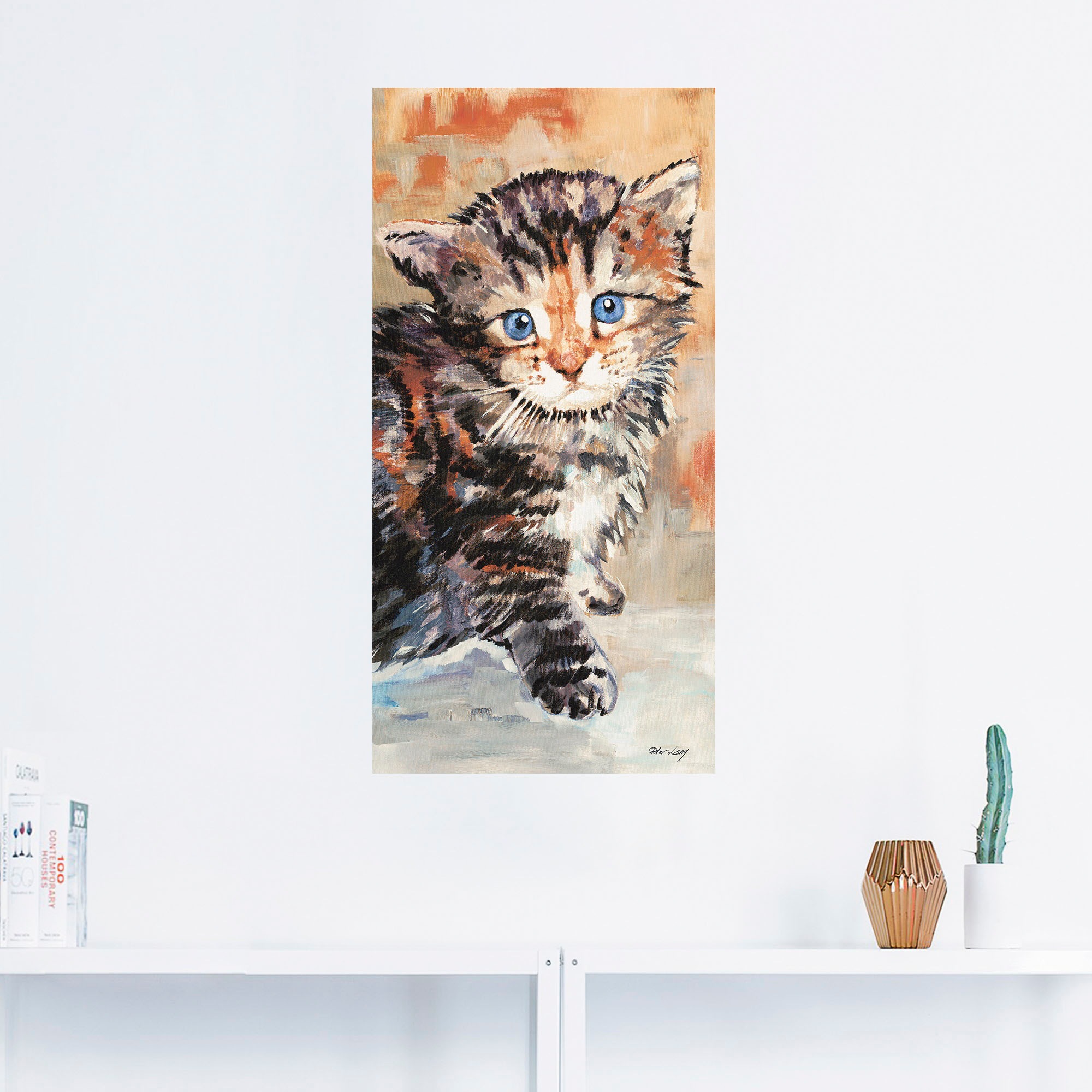 Artland Wandbild »Katze«, Haustiere, (1 St.), als Alubild, Outdoorbild, Wandaufkleber in verschied. Größen