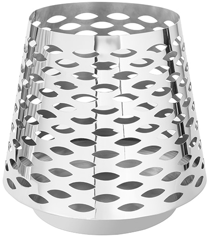 Fink Windlicht »LUMA in silberfarben, Größe B/H/T: 30 cm