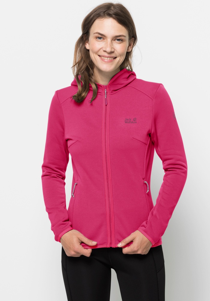 Jack Wolfskin Kapuzenfleecejacke »TURBULENCE FLEECE W«, mit Kapuze kaufen