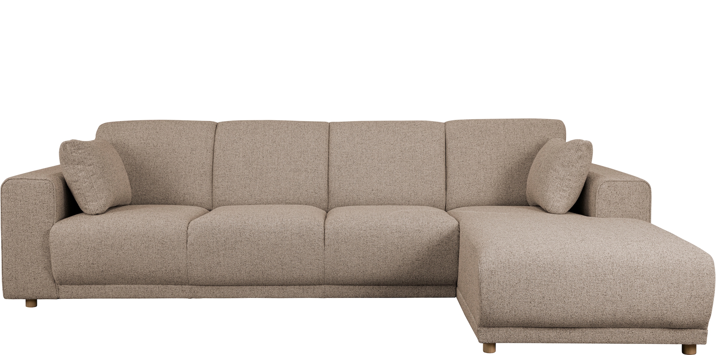 Home affaire Ecksofa »LEMPS wahlweise Recamiere links oder rechts L-Form« incl. Zierkissen, Stellmaße 297x162 cm