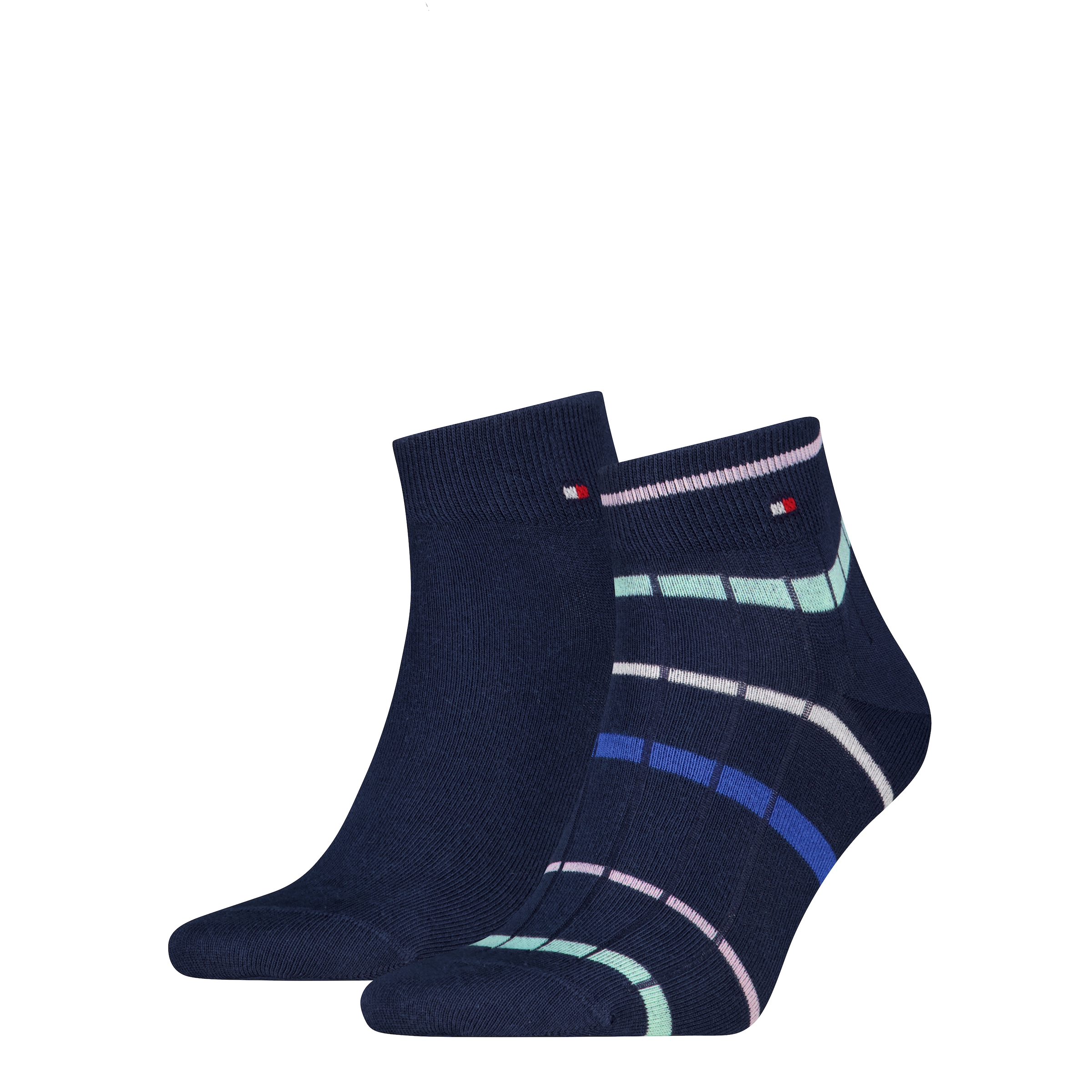 Tommy Hilfiger Kurzsocken »TH MEN QUARTER 2P SUMMER BRETON« 2 Paar, 
