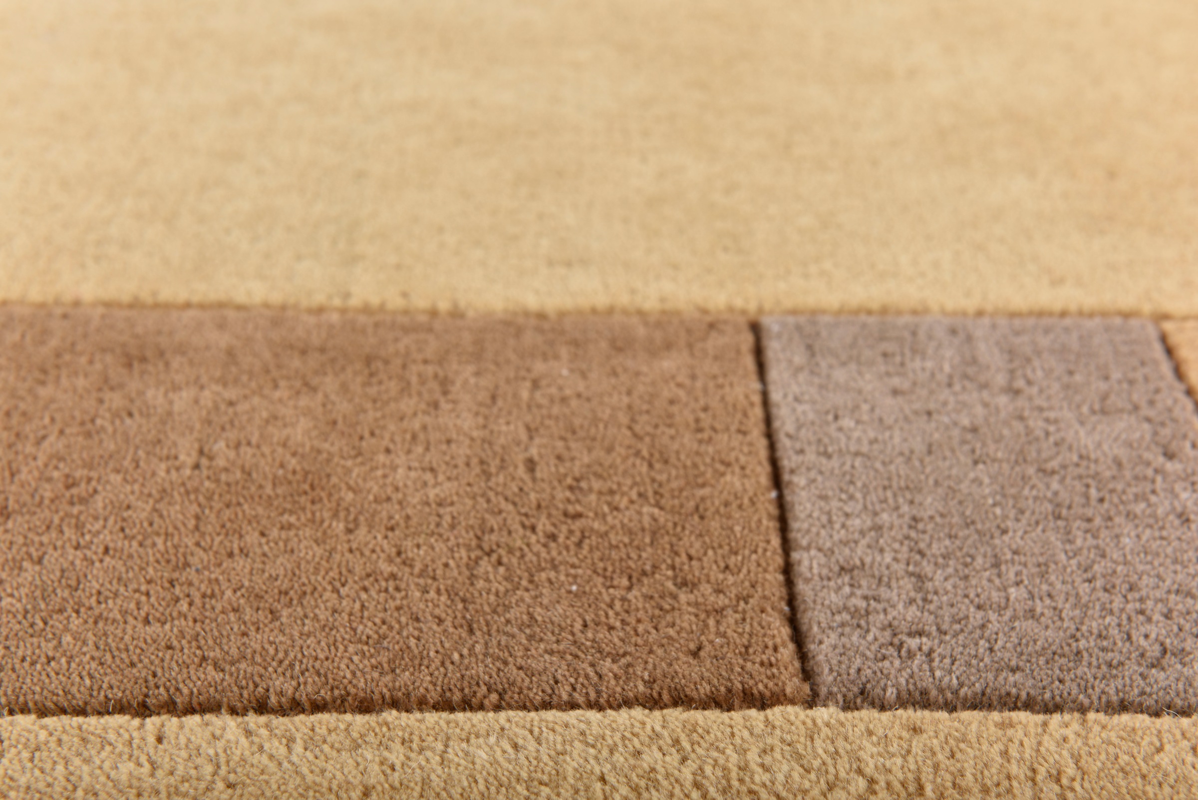 THEKO Wollteppich »Royal Nepali 3085« rechteckig 15 mm Höhe reine Wolle, handgetuftet, Uni-Farben, mit Bordüre, modernes Design