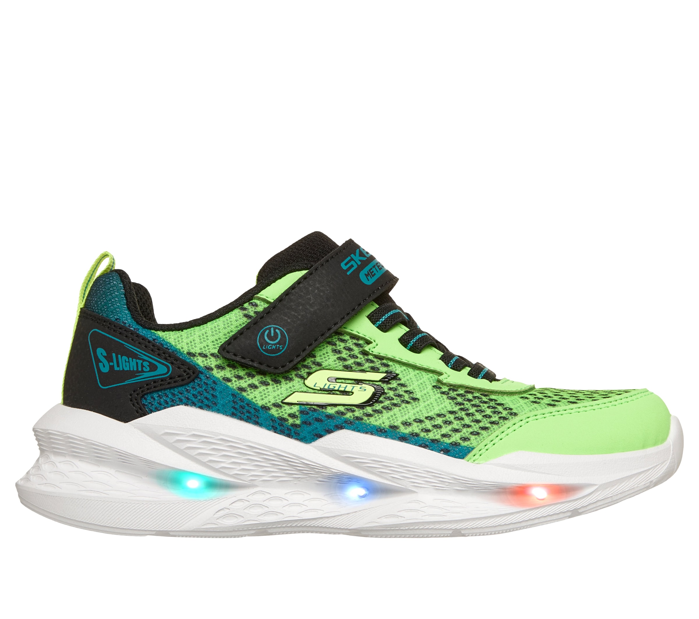Skechers Sneaker »SKECHERS METEOR-LIGHTS 2.0«  Sportschuh mit Klett, Größenschablone zum Download