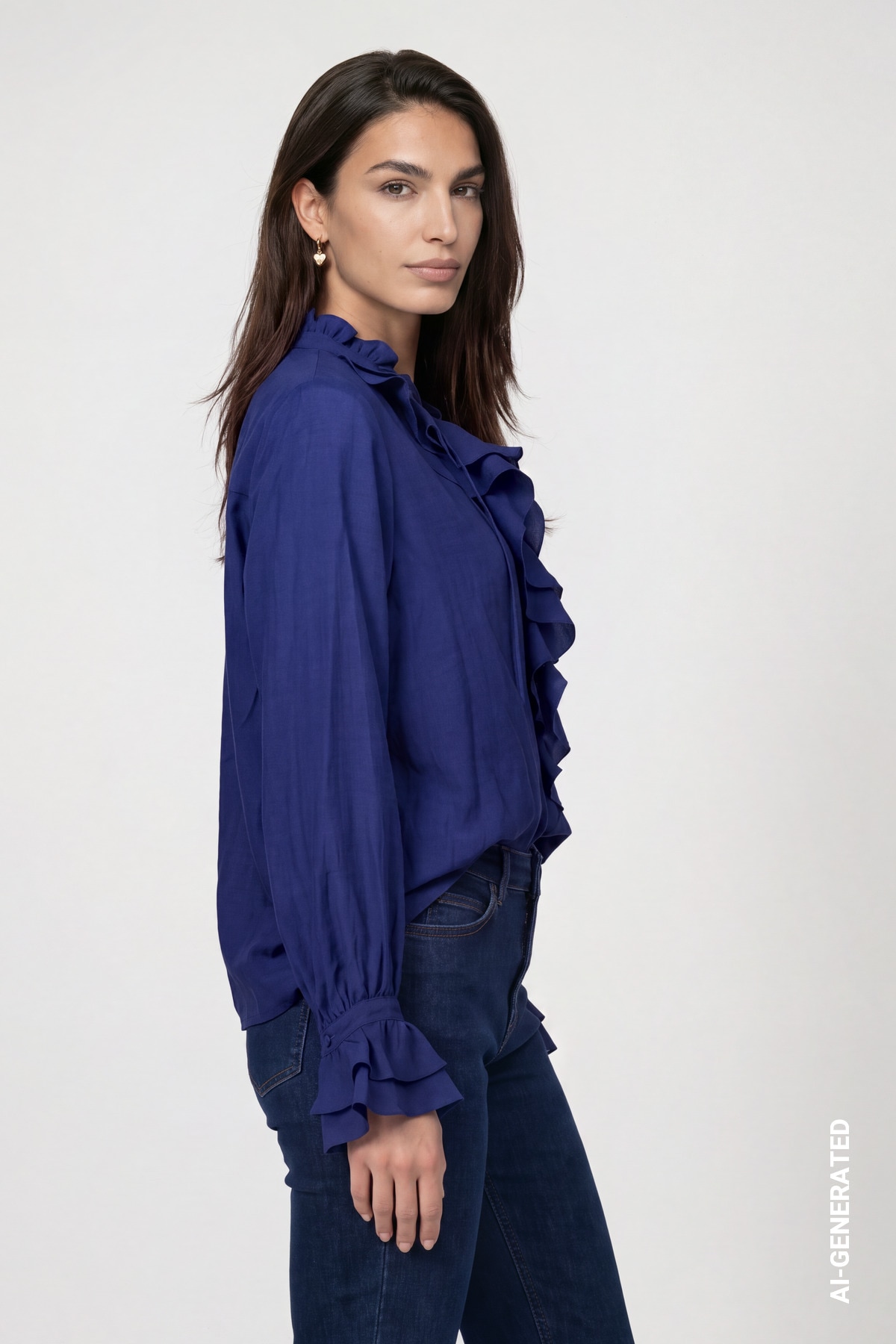 Monari Rüschenbluse »Bluse Volants« Regular fit mit Volants