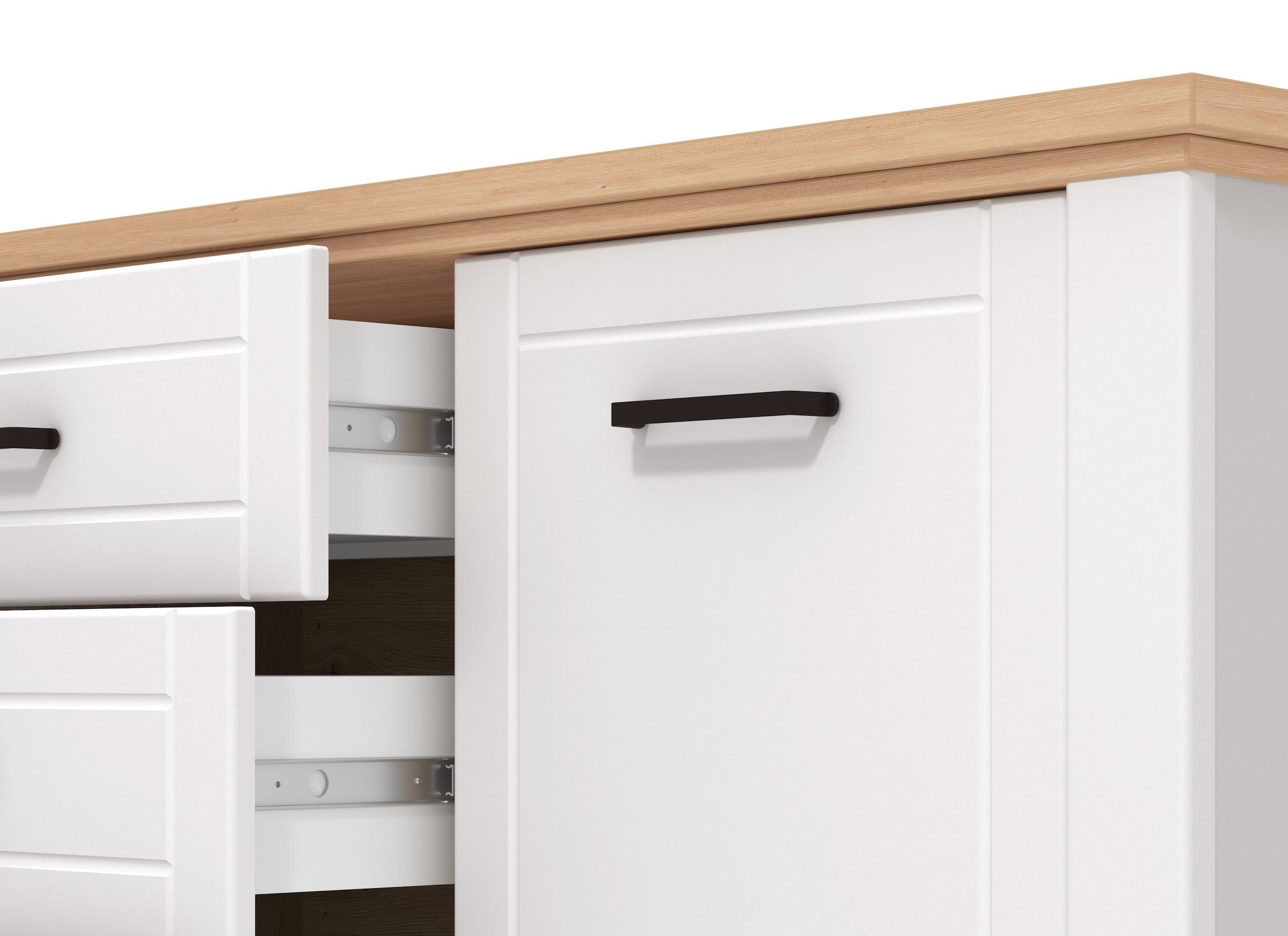 Home affaire Kommode »Valencia Sideboard, B/T/H 161/41/85,5 cm«