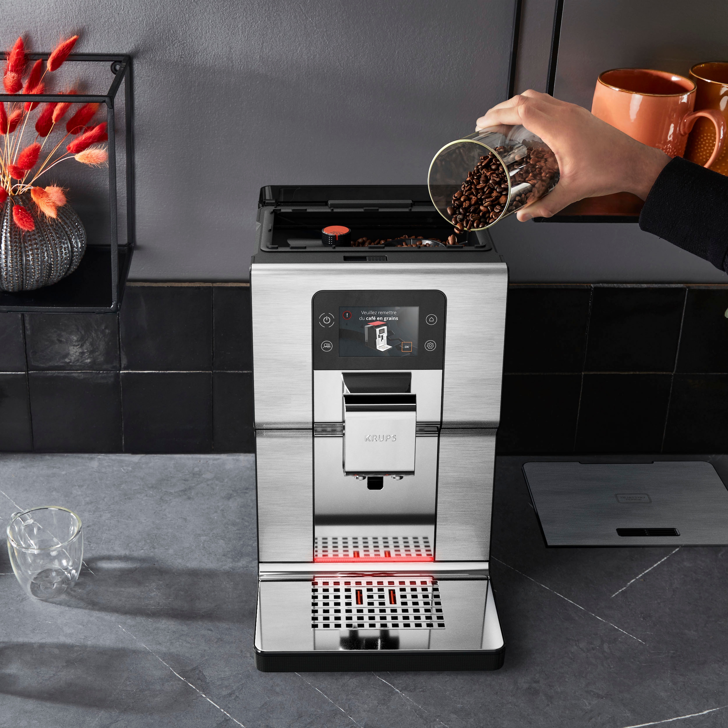 Krups Kaffeevollautomat »EA877D Intuition Experience+«, 21 Heiß und