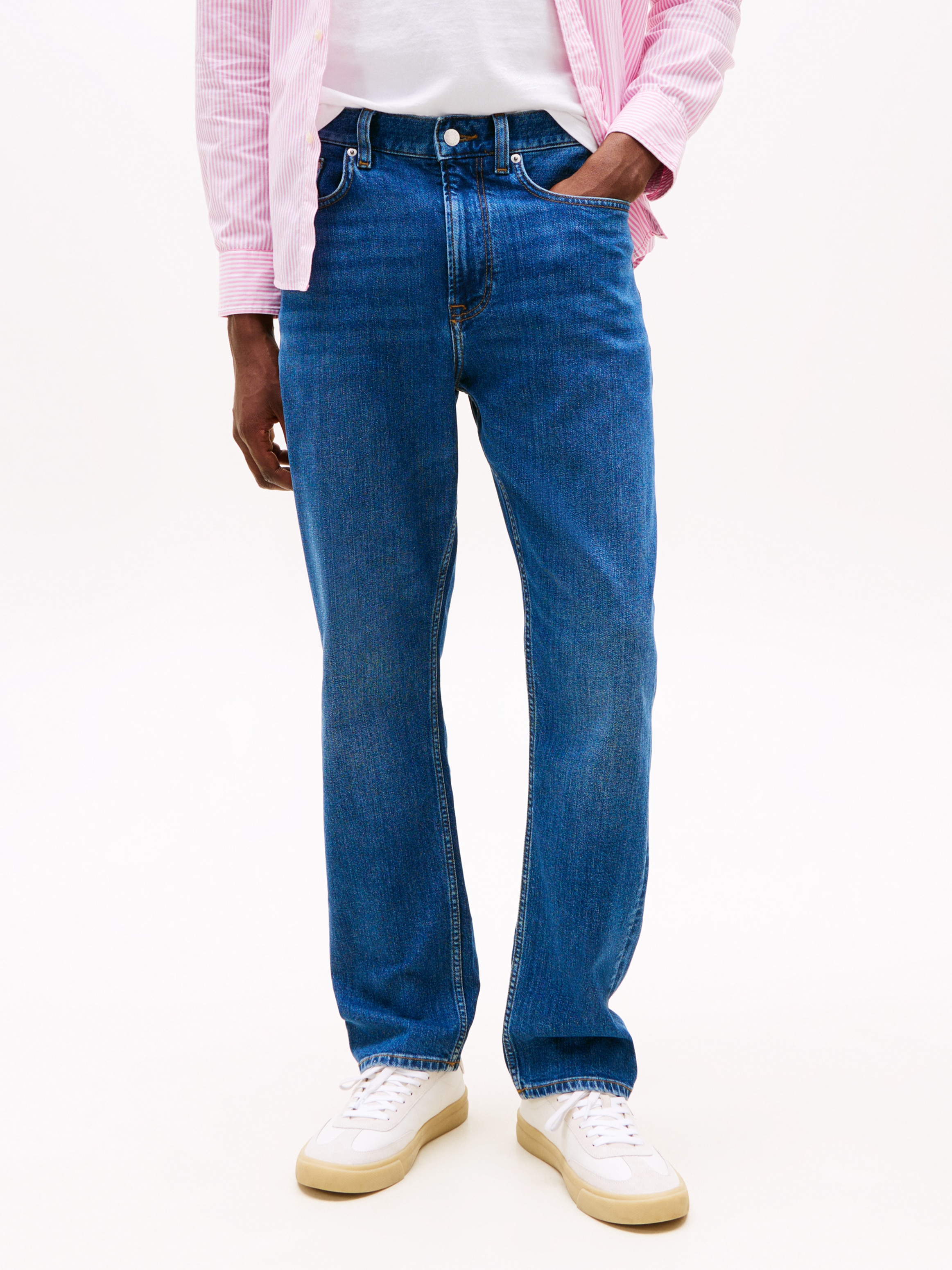 Tommy Hilfiger Straight-Jeans, in blauer Waschung