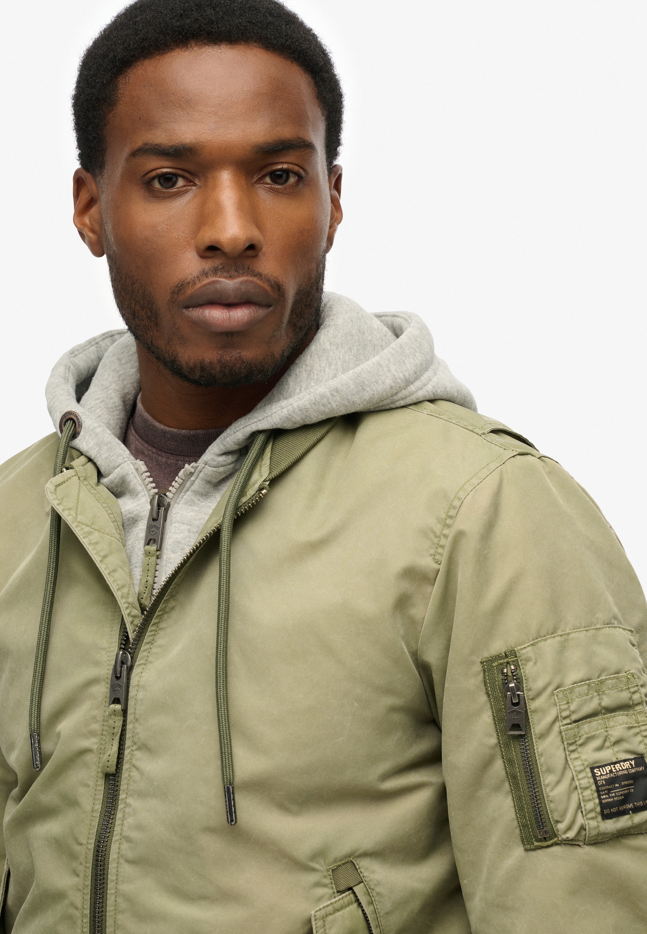 Superdry Parka »MILITARY MA1 BOMBER JACKET«, ohne Kapuze