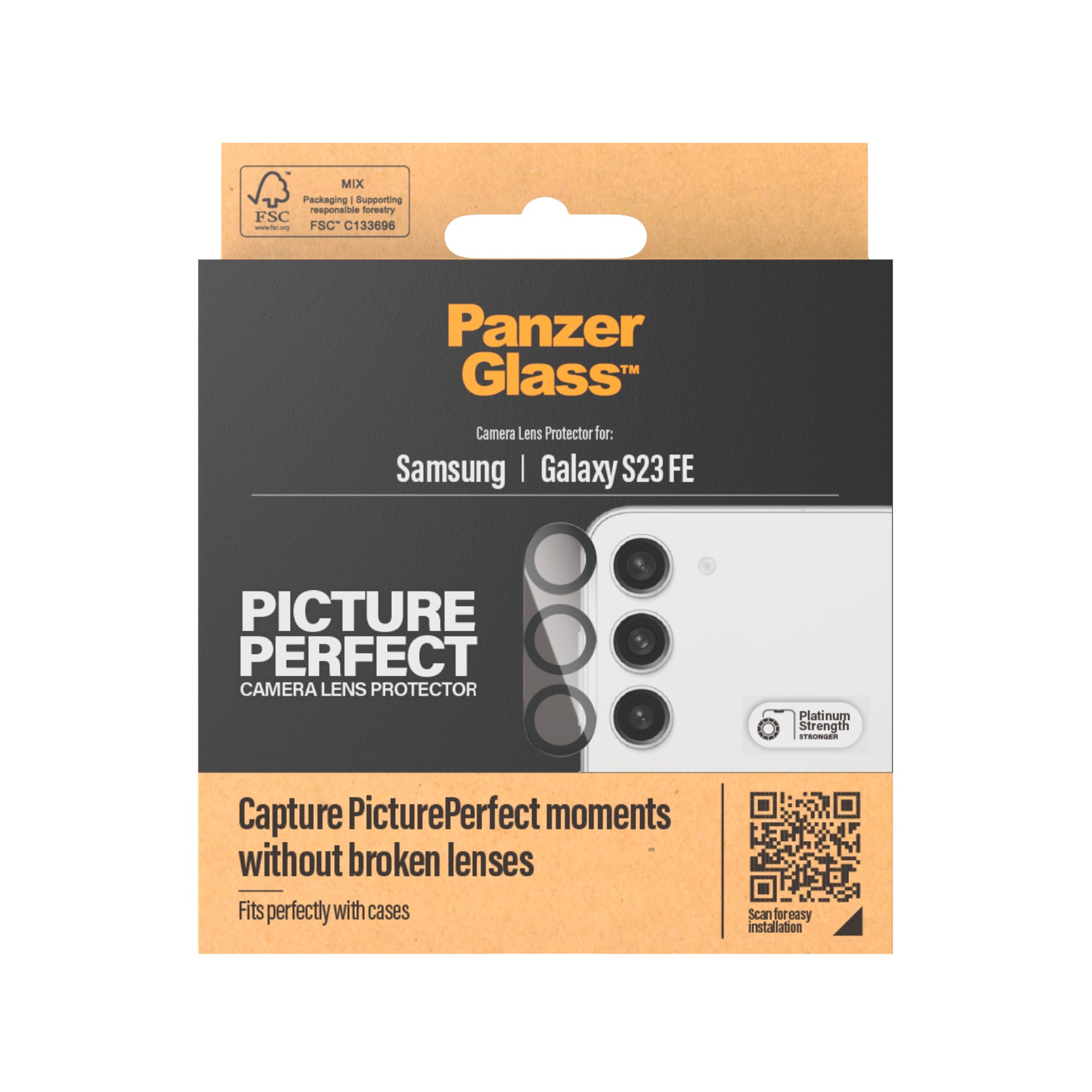 PanzerGlass Kameraschutzglas »PicturePerfect Camera Lens Protector«, für Samsung Galaxy S23 FE