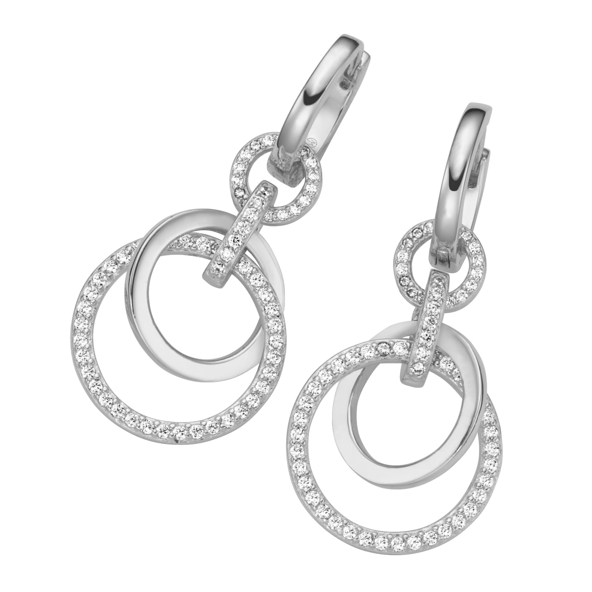GIORGIO MARTELLO MILANO Paar Creolen »Klappcreolen mit Behang Ringe, Silber 925«