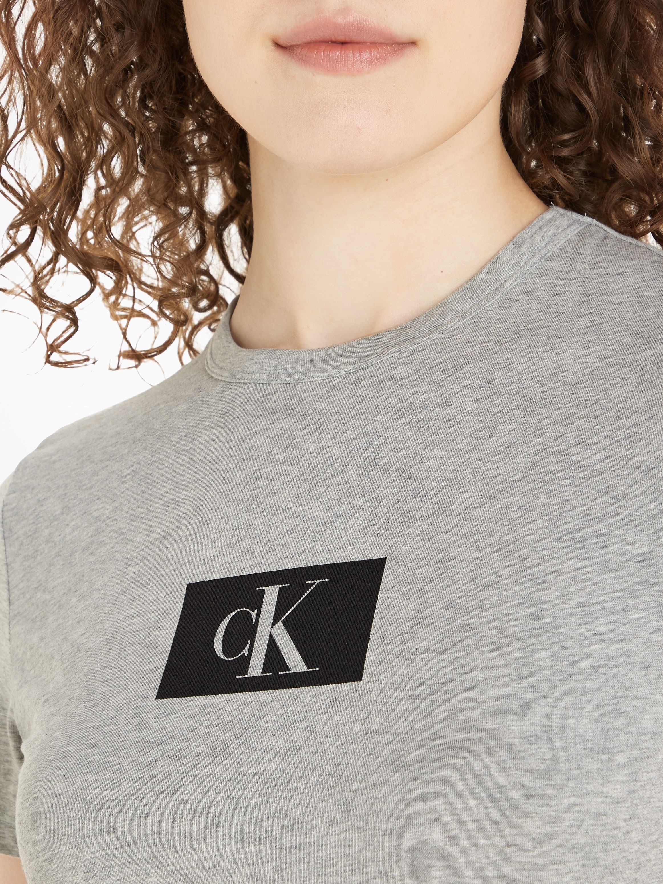 Calvin Klein Nachthemd »S/S Markenlabel NIGHTDRESS«, kaufen Calvin mit bei OTTO Klein