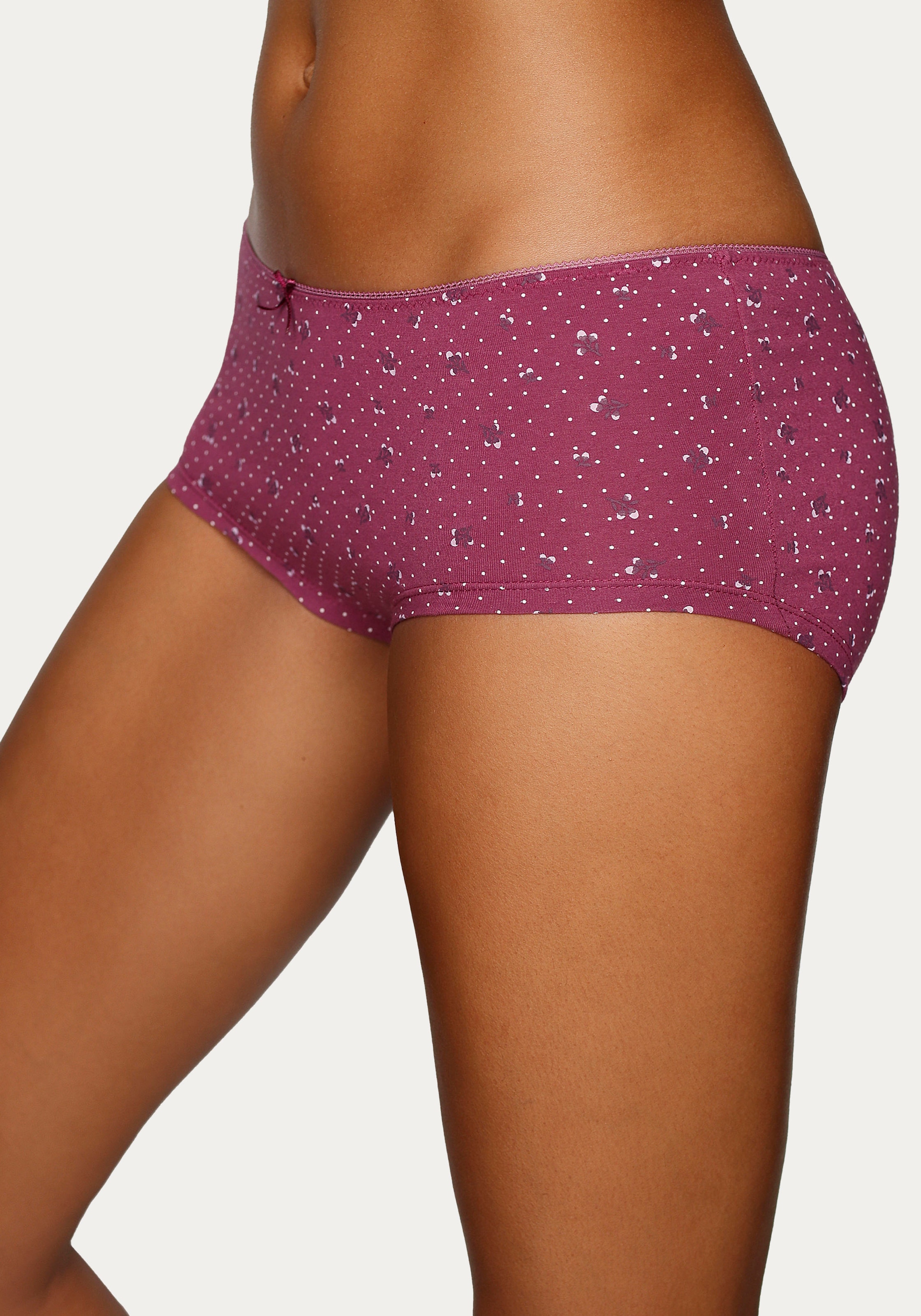 petite fleur Hipster, (6er-Pack), aus elastischer Baumwolle