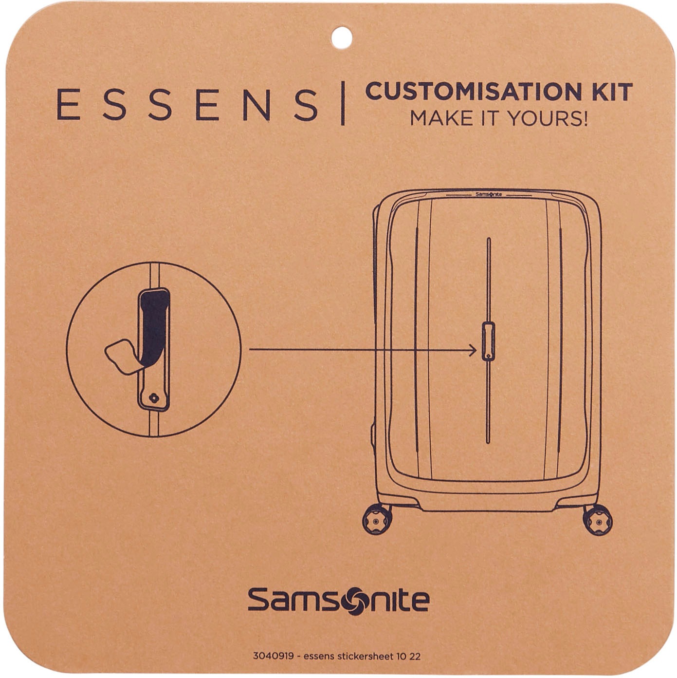 Samsonite Hartschalen-Trolley »ESSENS, verschiedene Größen und Farben«, 4 Rollen, Reisekoffer Hartschalenkoffer Koffer für Flugreisen TSA-Schloss