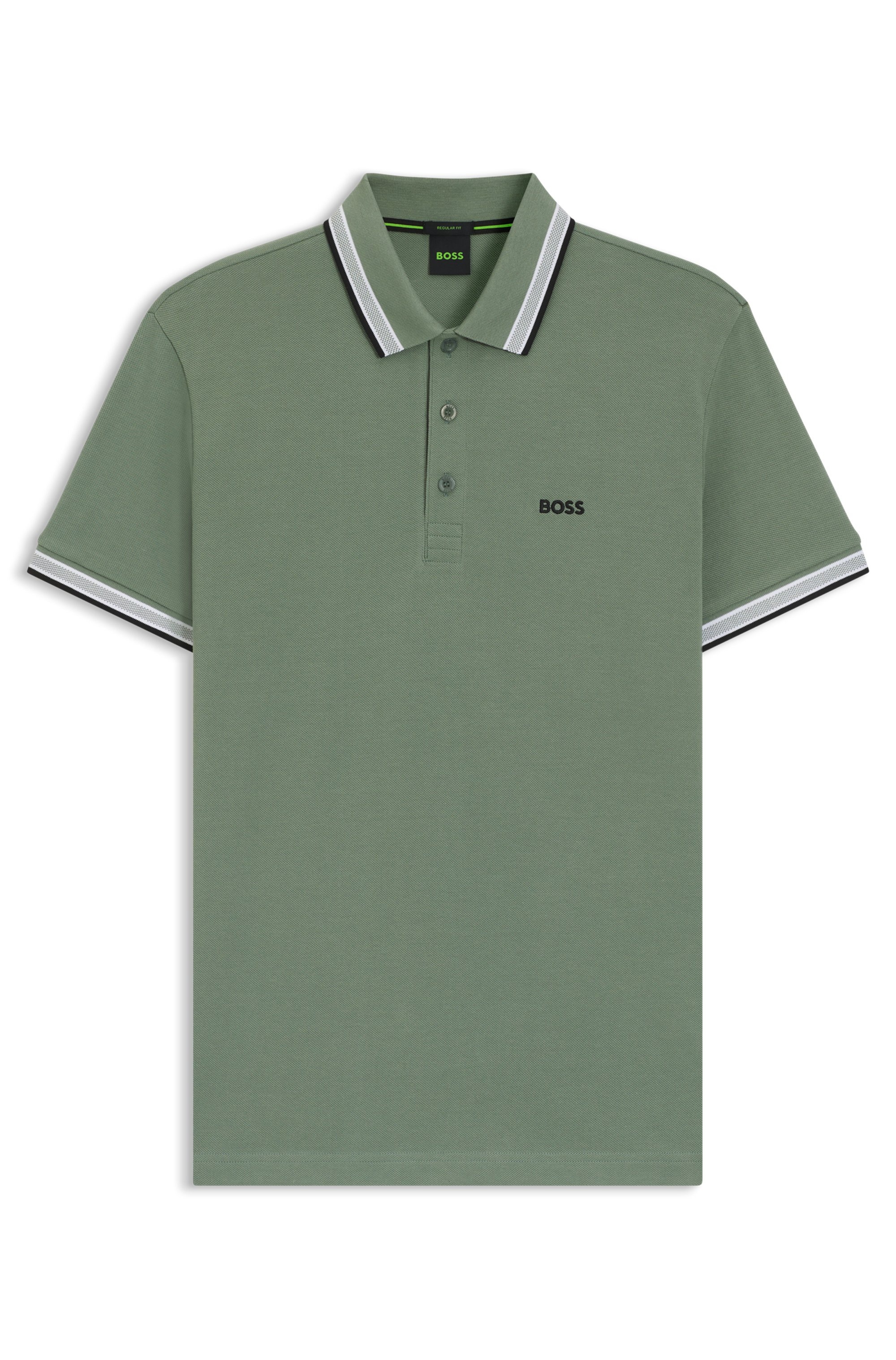 BOSS GREEN Poloshirt »Paddy«, mit kontrastfarbenen Streifen am Kragen