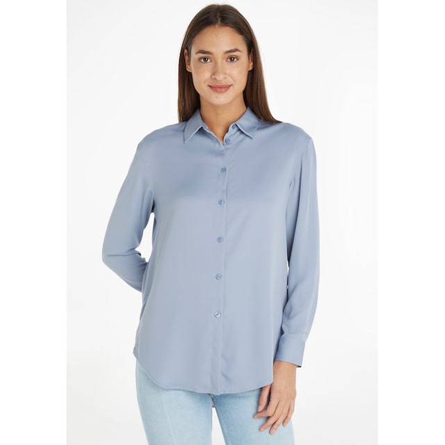 Calvin Klein Hemdbluse »RECYCLED CDC RELAXED SHIRT«, im Vokuhila-Style  online bei OTTO