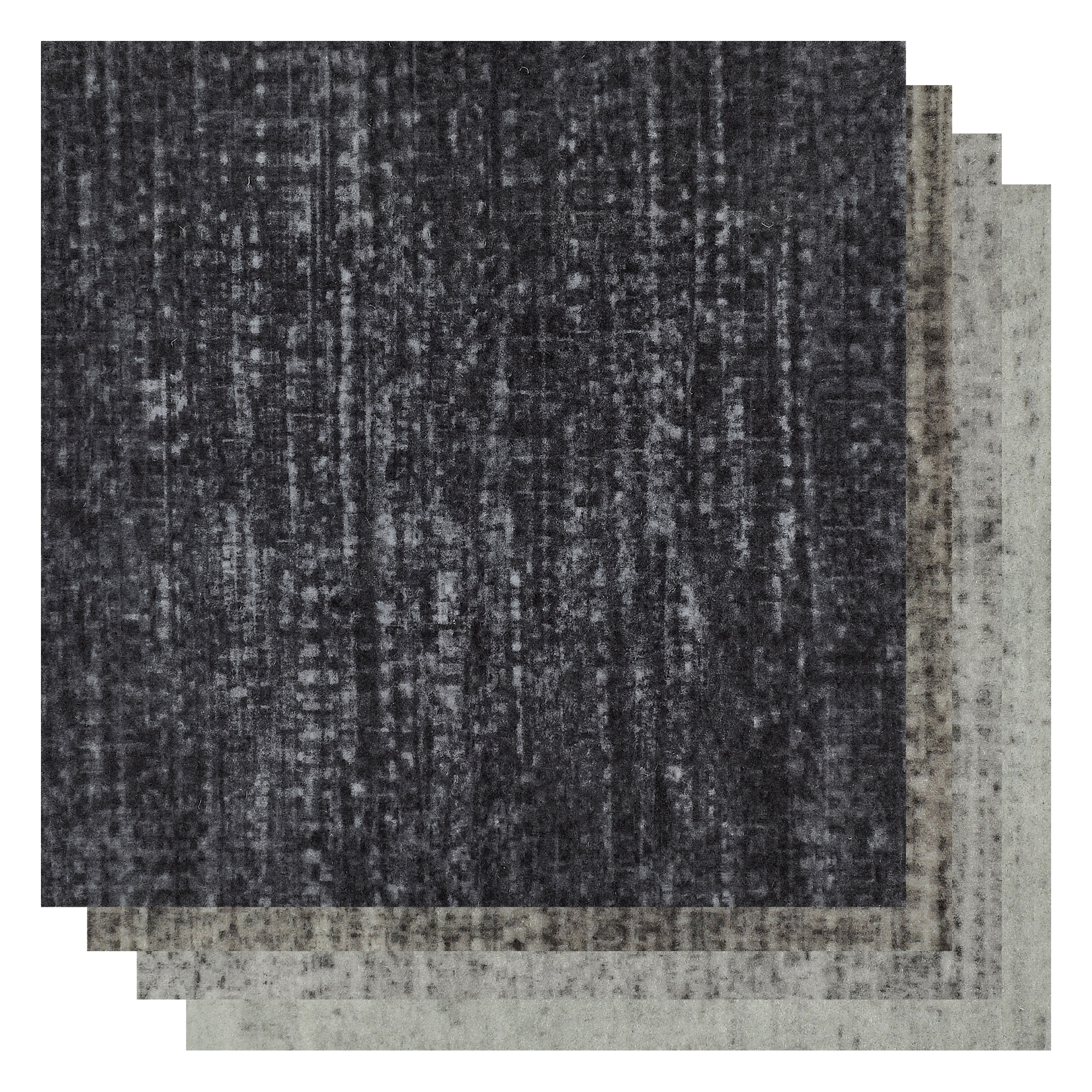 Andiamo Teppichfliese »Paris Nadelfilz, Gesamthöhe 4 mm« quadratisch 40x40 cm, selbstklebend, robust & strapazierfähig, 25 Stück (4 qm)