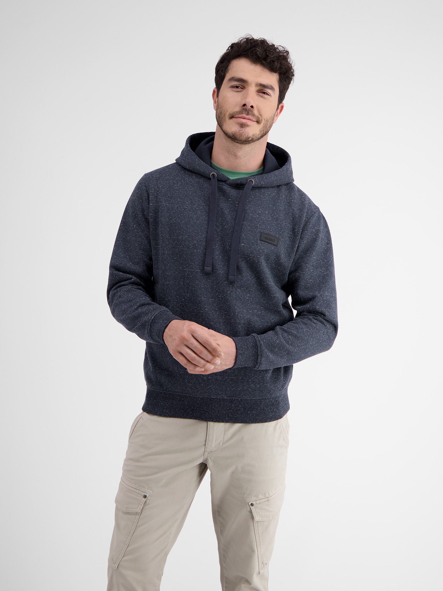 Lerros Hoodie »LERROS Sweat-Hoodie in weicher Strukturqualität«