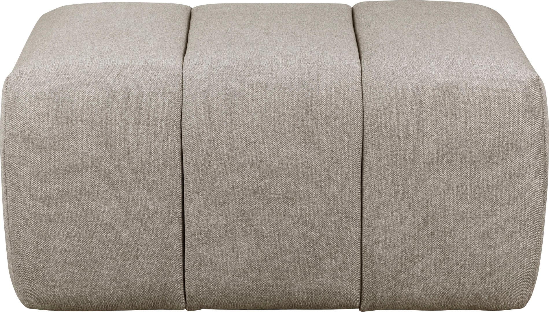 Home affaire Polsterhocker »LYOTH Sitzhocker mit Steppung, Maße B/T/H: 76/76/41 cm« passend zur Serie, hoher Sitzkomfort und modernes Design