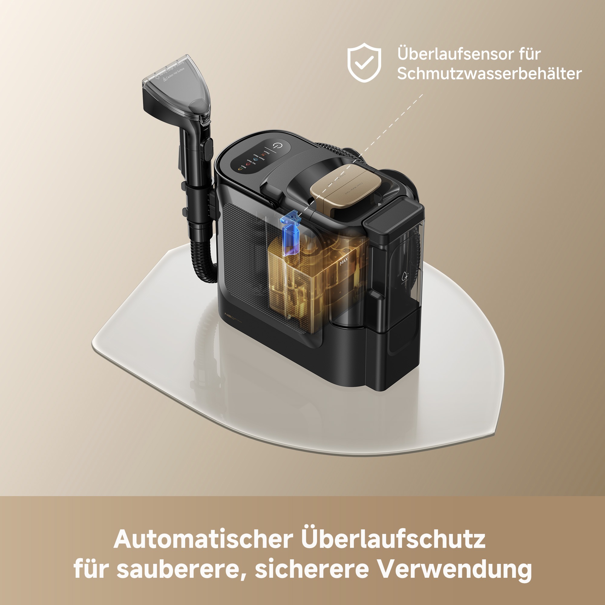 Dreame Dampfreiniger »N20 Steam« 4 Düsen, Heißwasser, Dampf, 600 W
