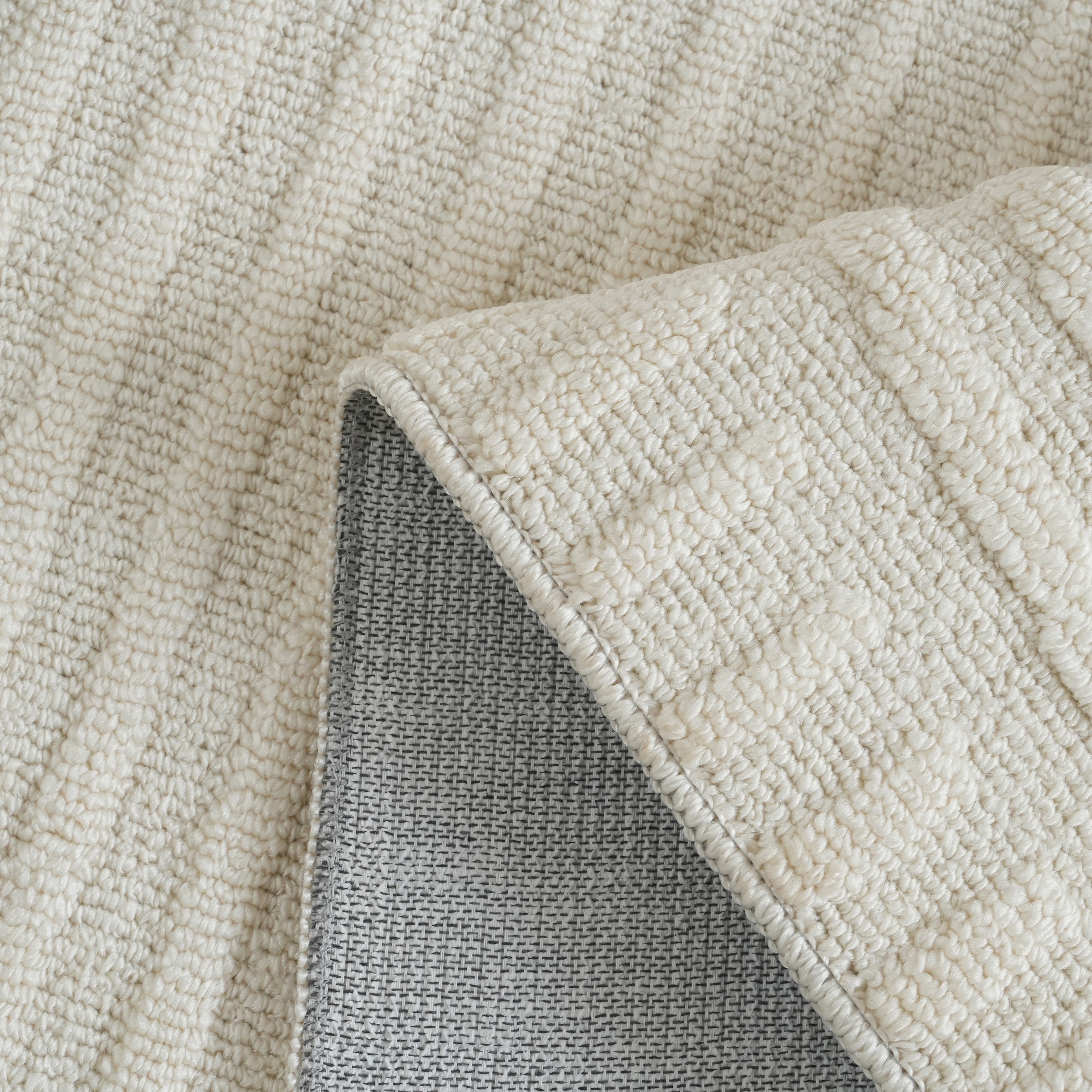 OTTO home Teppich »Jola, In- und Outdoor geeignet, Hoch-Tief-Design, Scandi« rechteckig 9 mm Höhe Hoch-Tief-Struktur, Zen, Wetterfest & UV-beständig, Balkon, Camping