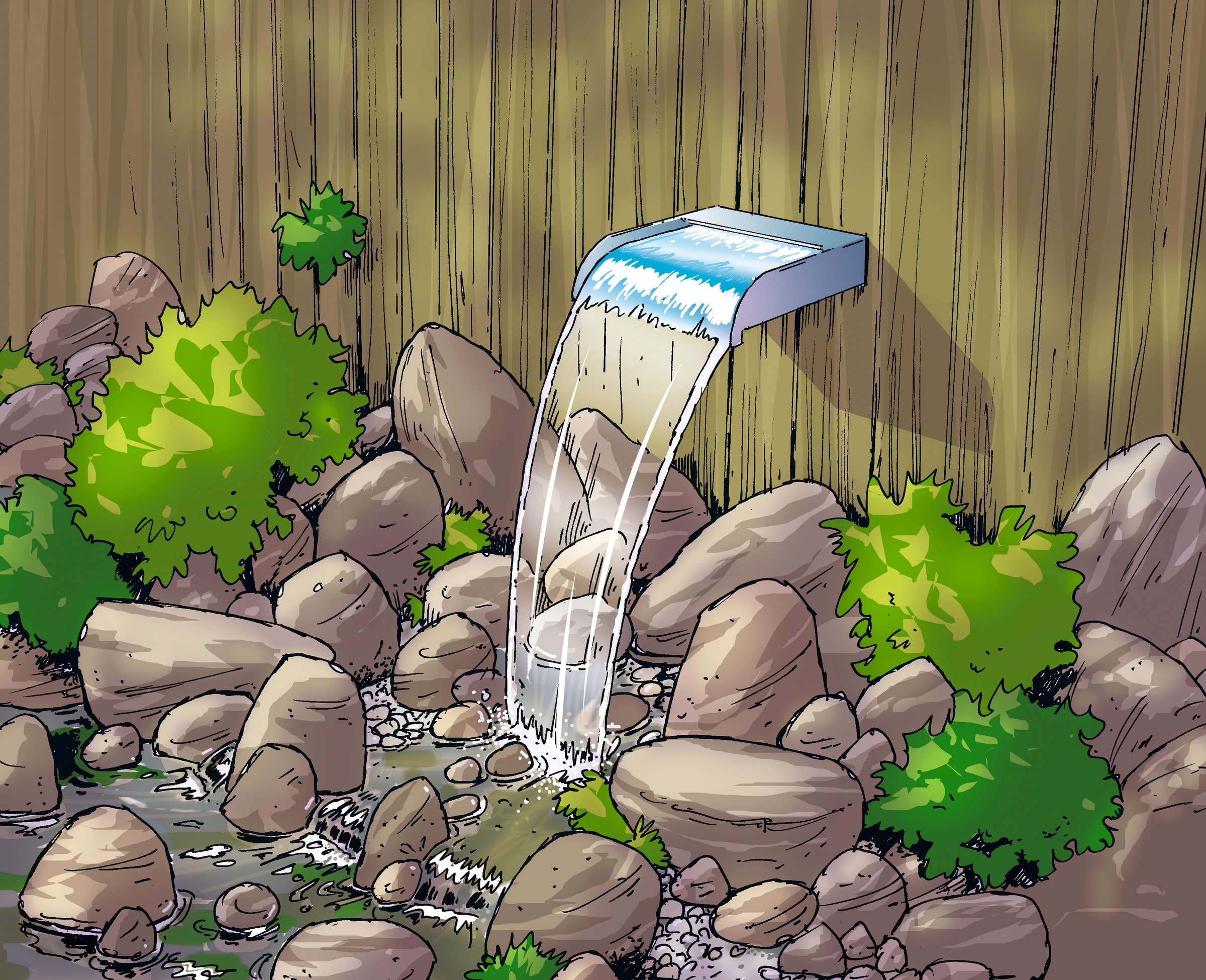 Ubbink Wasserfall »NEVADA 60«