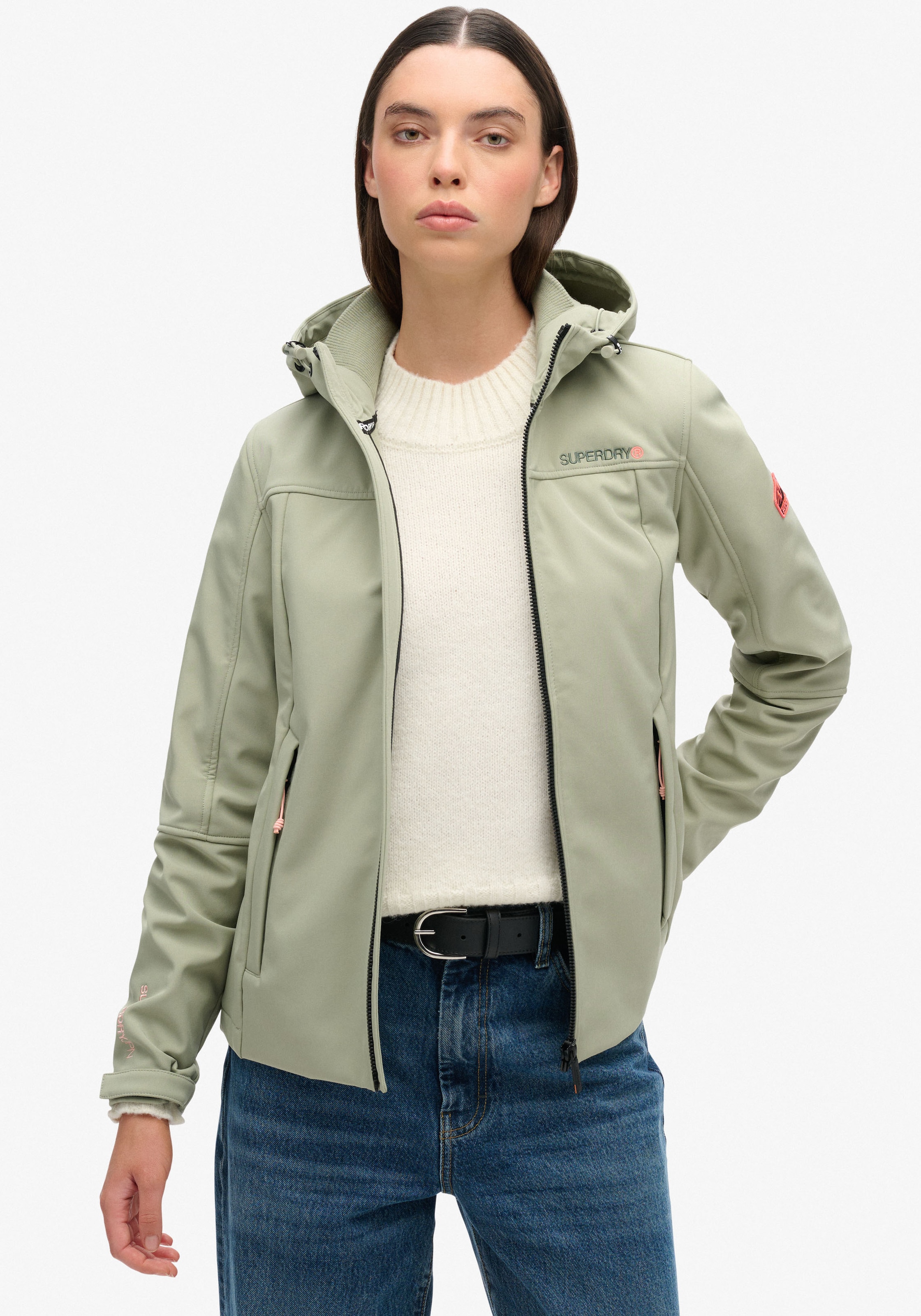 Outdoorjacke »HOODED CLASSIC TREKKER JKT«, mit Kapuze