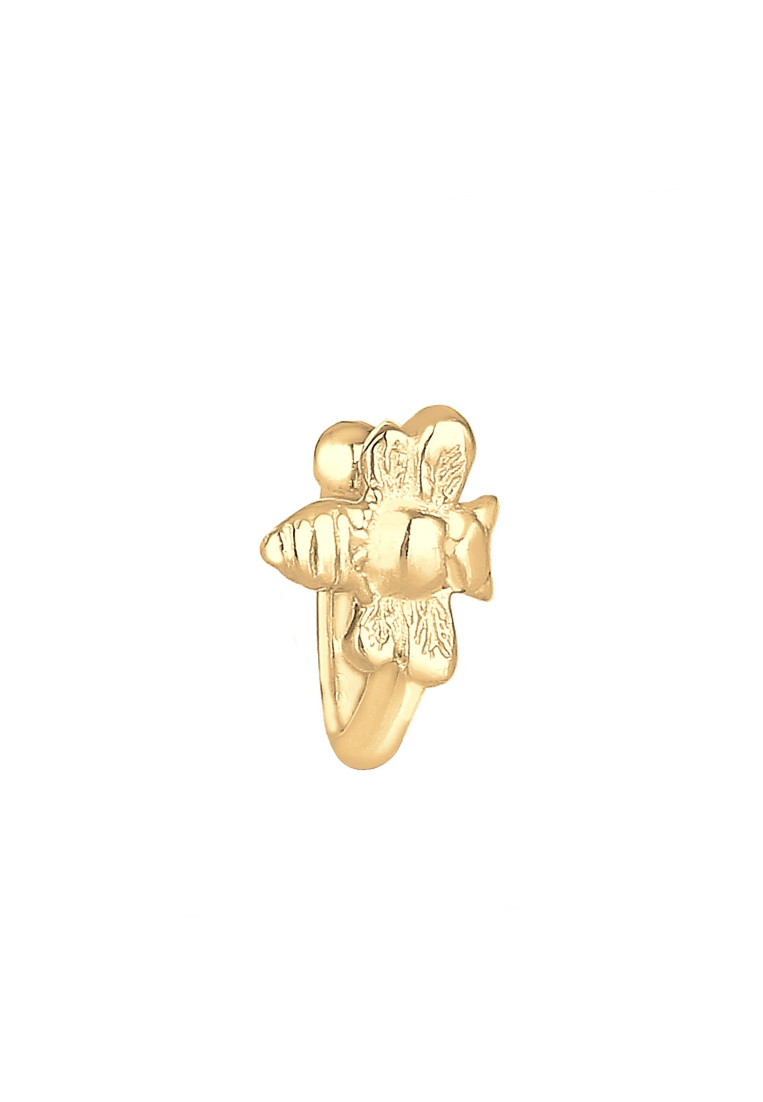 Elli Ohrklemme »Ohrringe Single Earcuff Biene Sommer 925 Sterling Silber vergoldet«