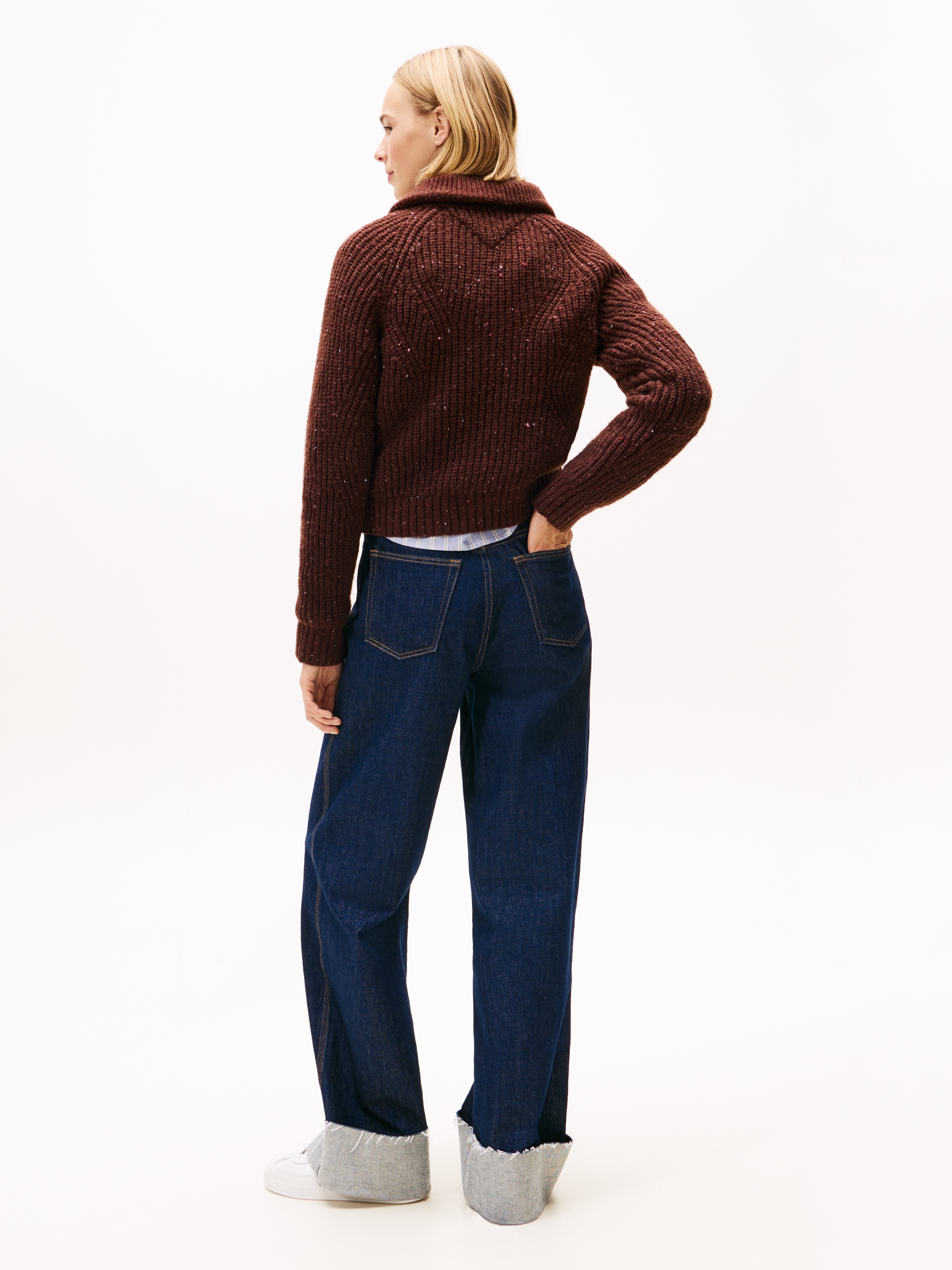 Tommy Jeans Troyer »TJW NEP 1/4 ZIP SWEATER«