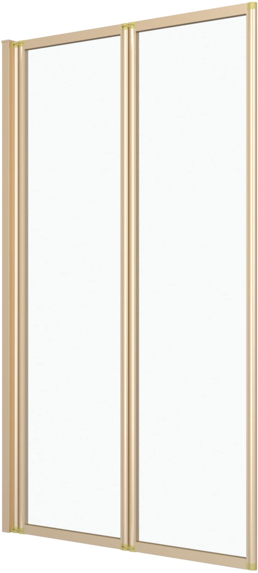 Marwell Badewannenaufsatz »Double Gold« für Badewanne, 2 schwenkbare Faltwände