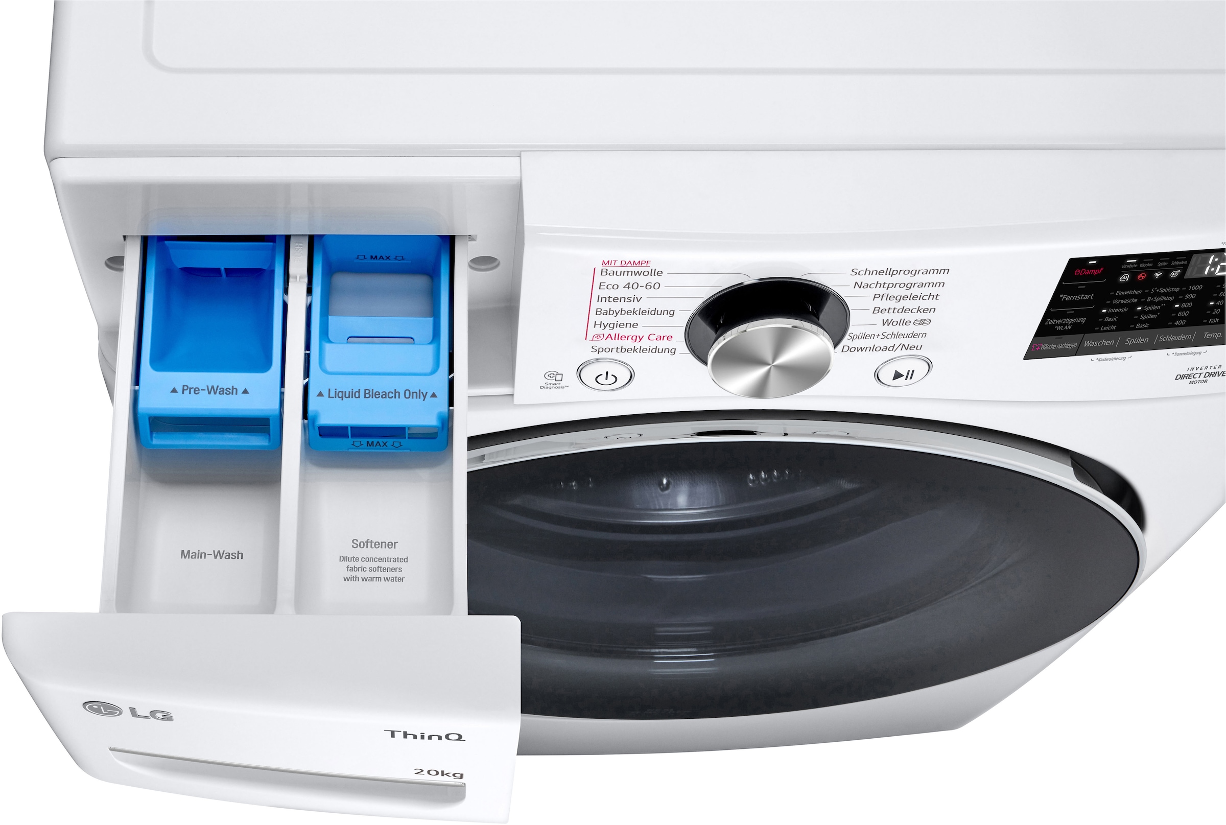 LG Waschmaschine Big Capacity »F0WVT202«, 20 kg, 1000 U/min