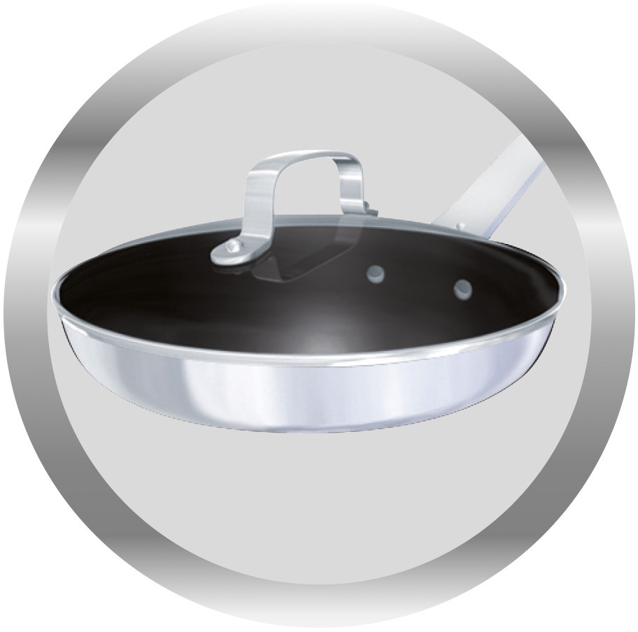 Tefal Deckel »Jamie Oliver B89987«, Ø 28 cm, Dampfauslass, Überlaufschutz