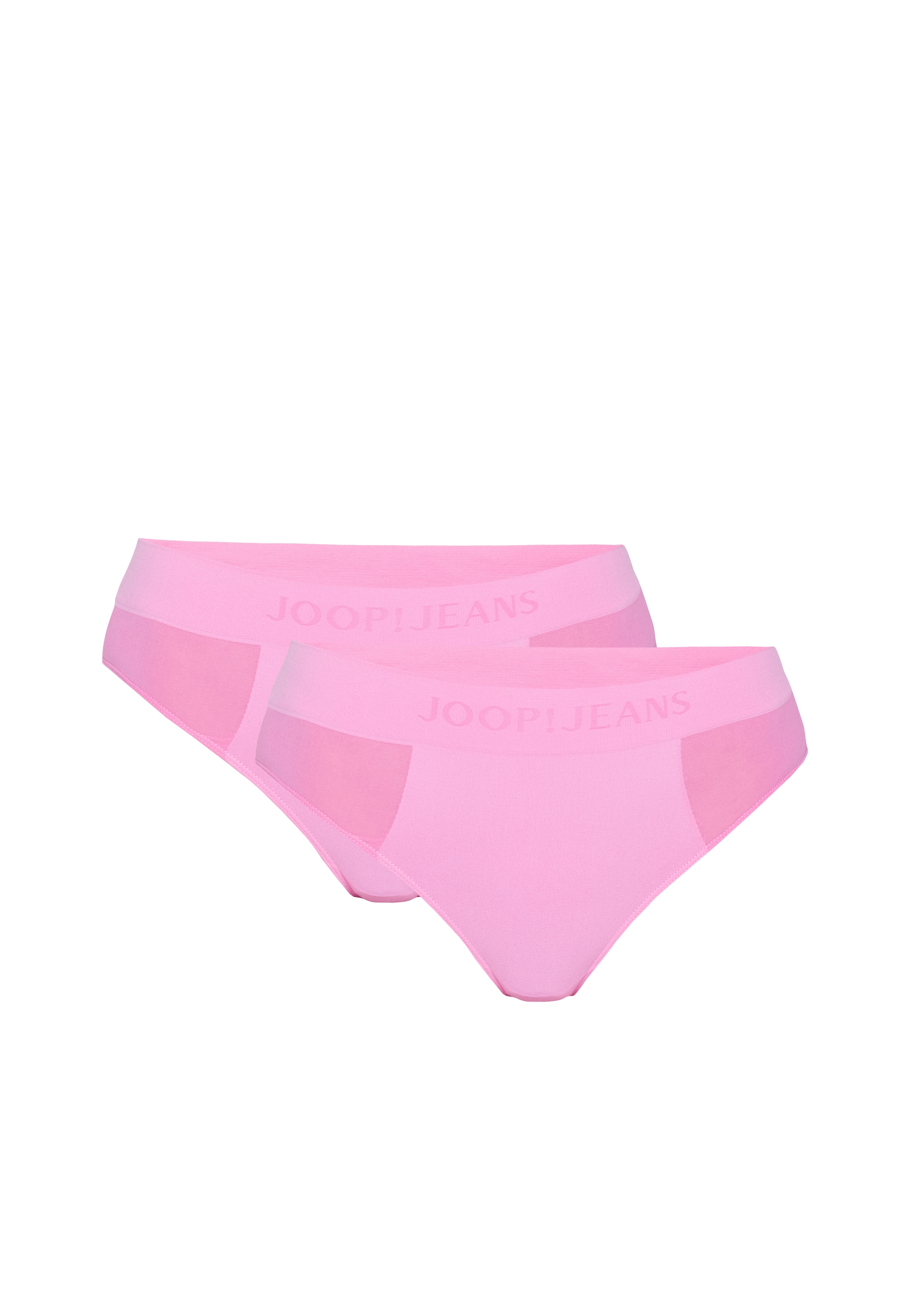 JOOP! Jeans Tanga »Seam Free« 2er Pack,  mit elastischem Logobund, Mesh-Einsätze