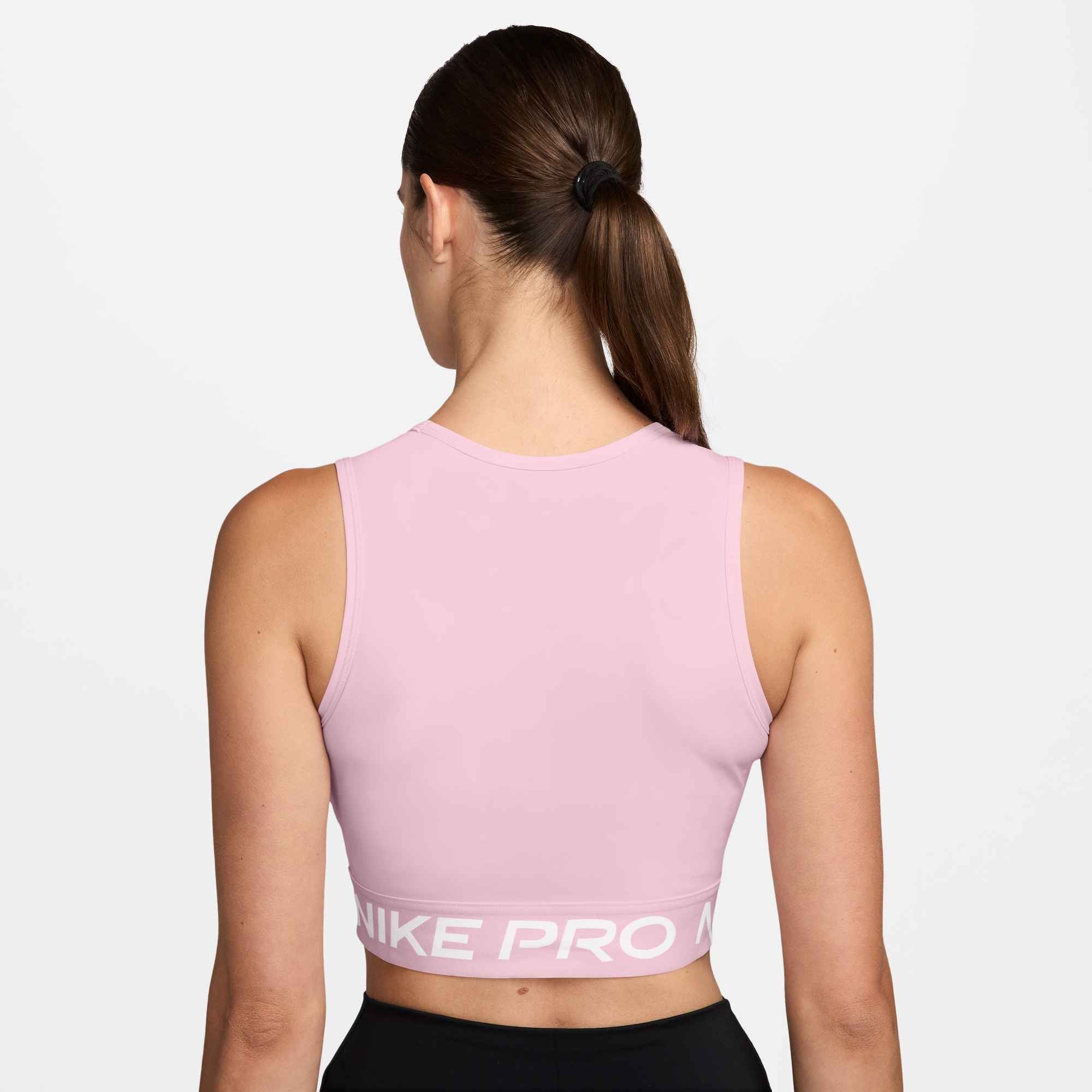 Nike Tanktop »PRO DF 365 CROP TANK« mit Rundhalsausschnitt, aus Polyester und Elasthan, normaler Schnitt